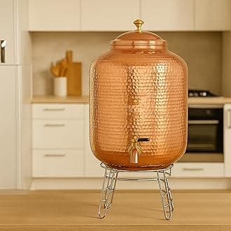Stainless Steel Matka Stand for Water Pot, Water Dispenser Stand for Kitchen, Terracotta Water Dispenser Stand, Water Pot Rack for Kitchen