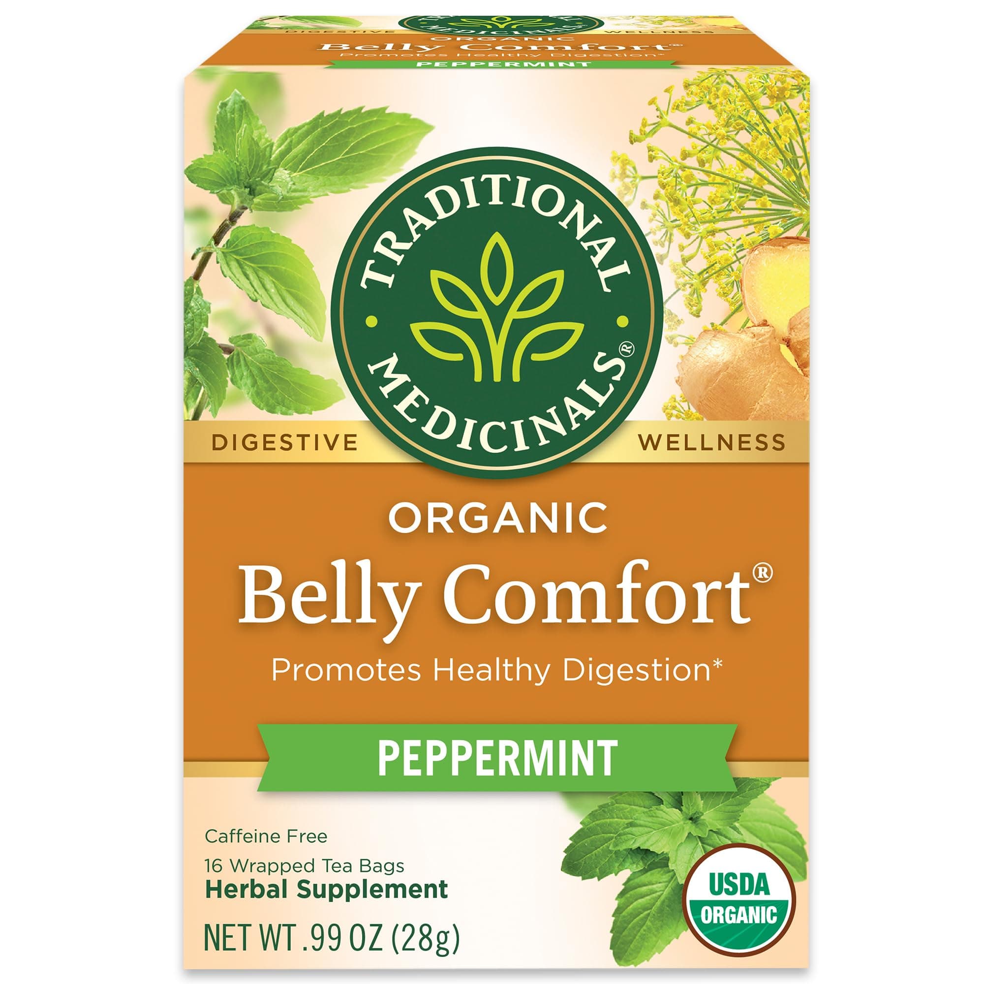 – Tea Belly Comfort Peppermint, 16 Ct