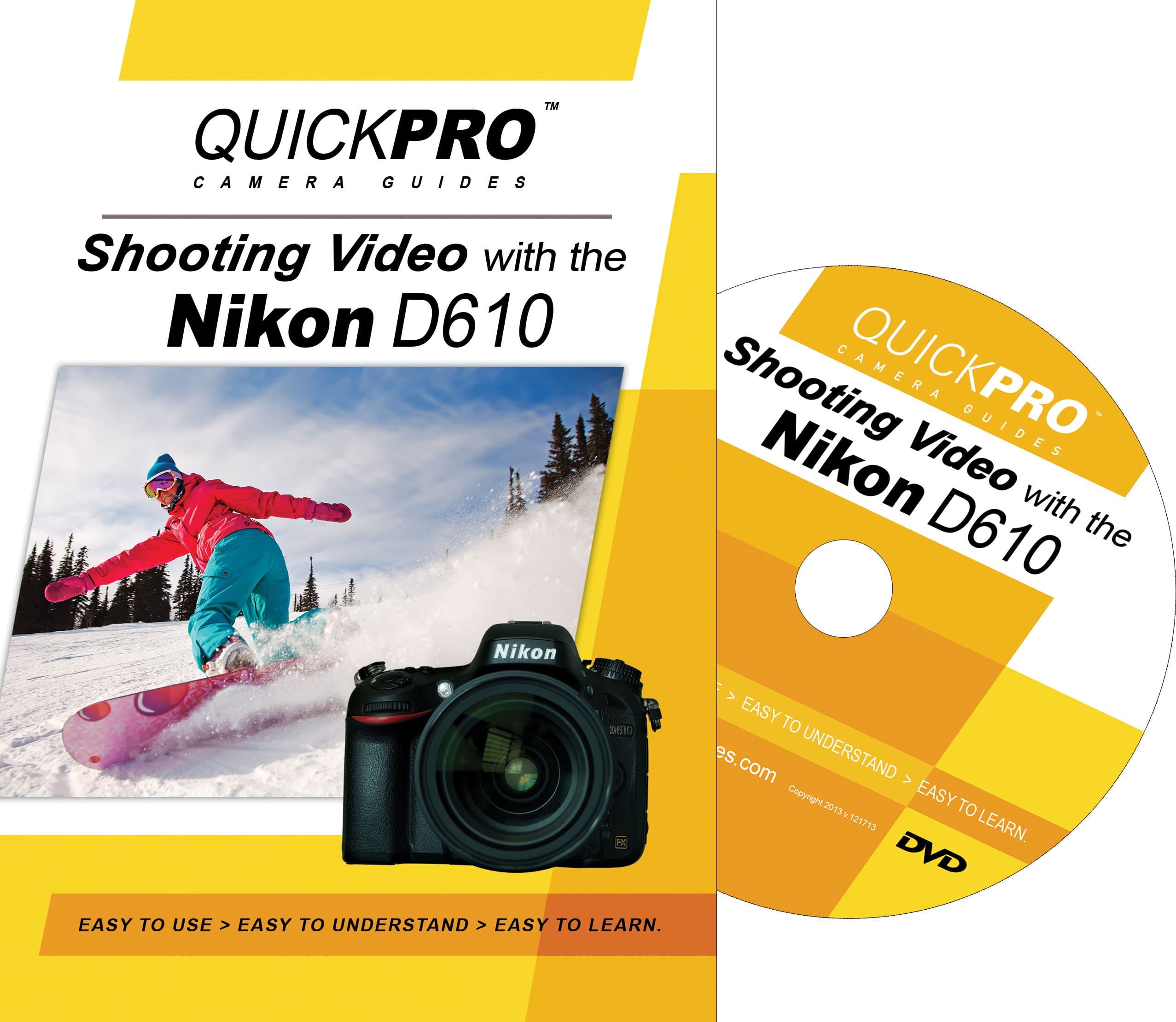Shooting Video with the Nikon D610 by QuickPro Camera Guides