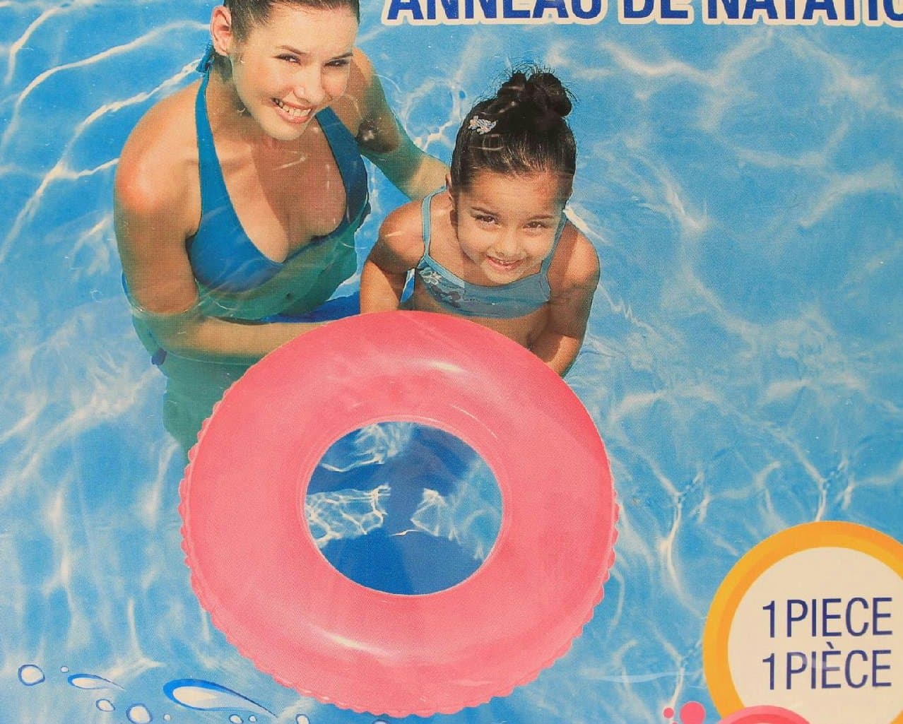 Pink Splash-N-Swim 20 Inch/51 Centimeter Inflatable Float Splash Ring