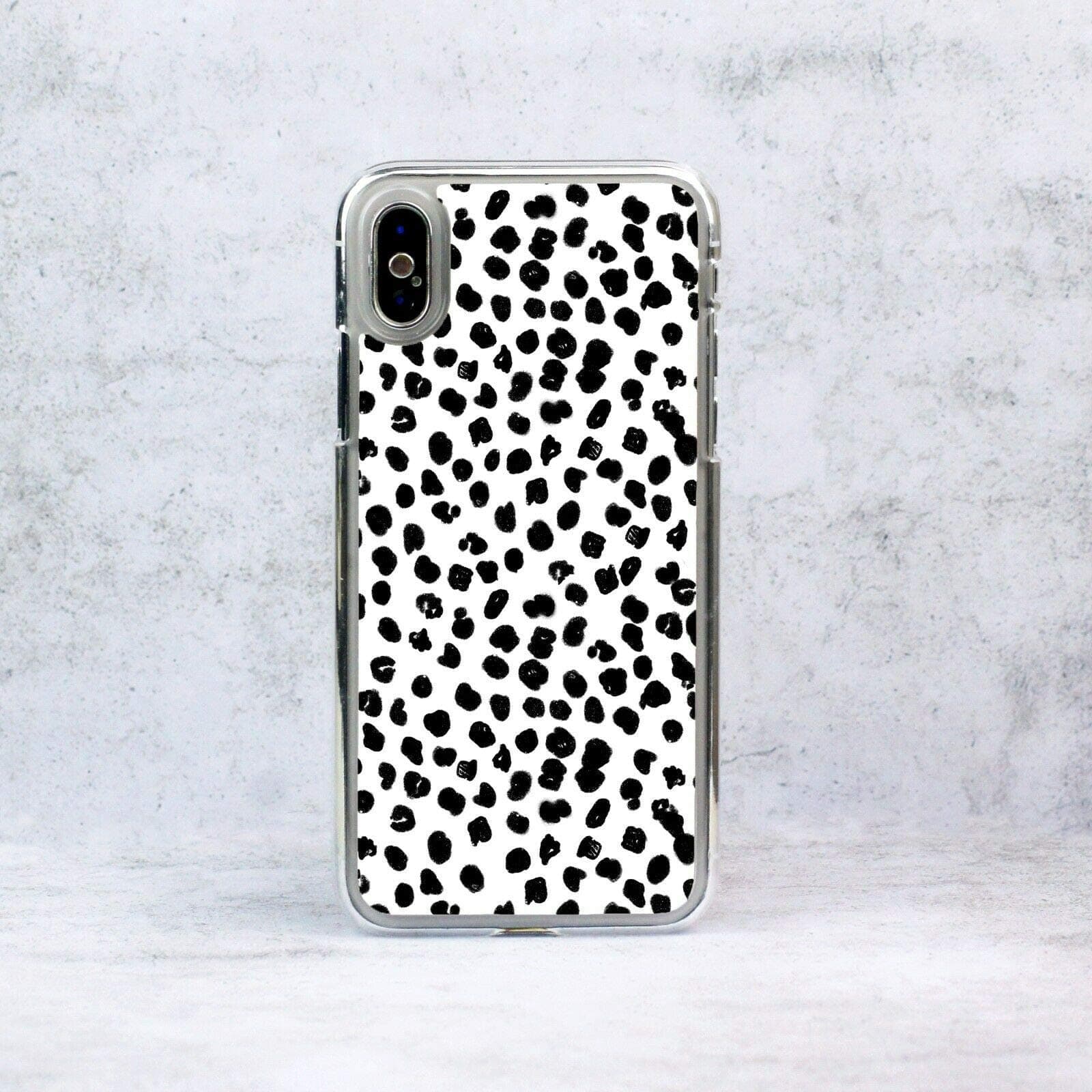 Snow Leopard Print Animal Pattern Plastic Phone Case/Cover Compatible with iPhone 6 Plus / 6S Plus Snow Leopard