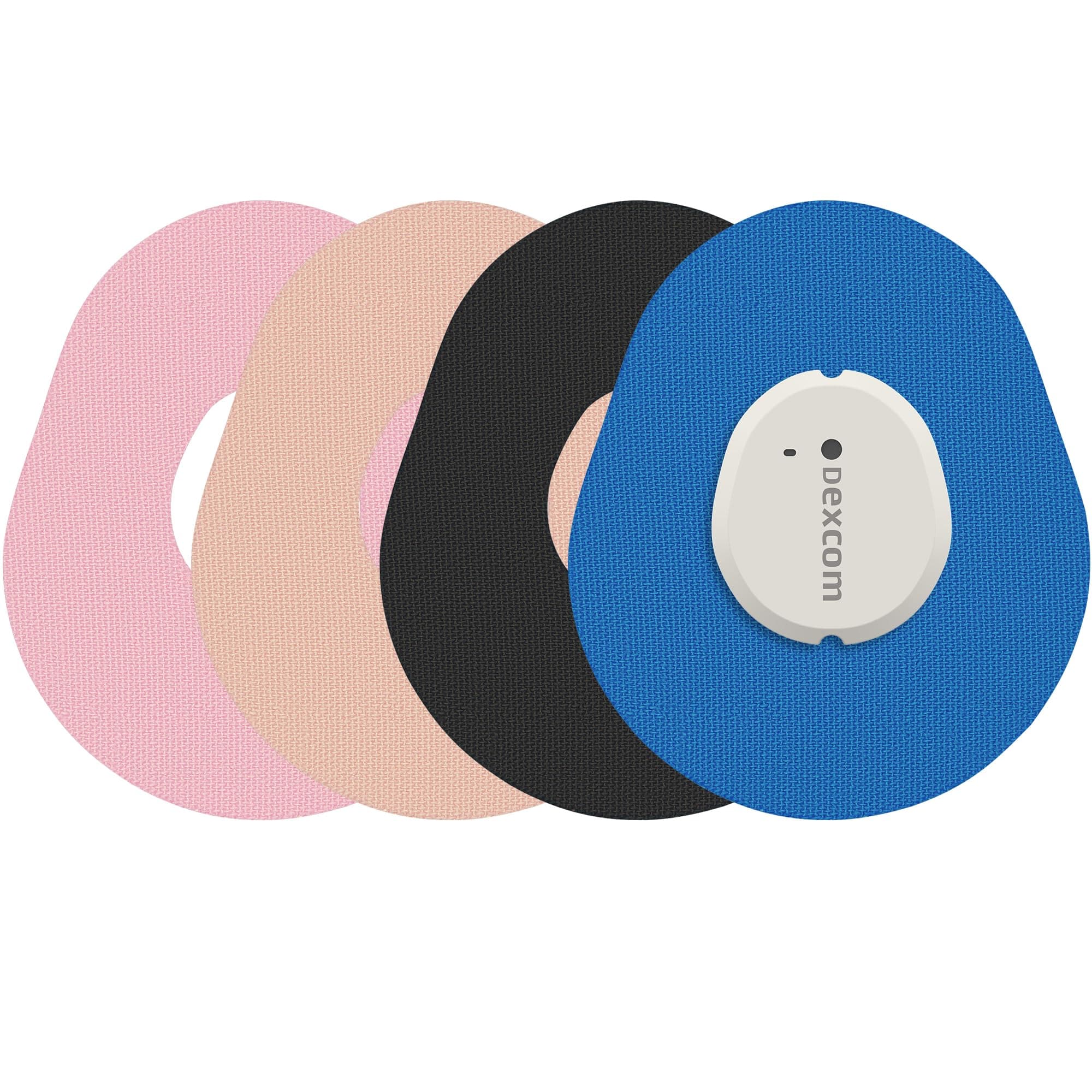 G7 Adhesive Patches Kit 25 Pack Waterproof Clear Overpatch with 2 Pack Sensor Cover Cap Compatible with Dexcom G7 (Colorful, 20Pcs-Pre-Cut)