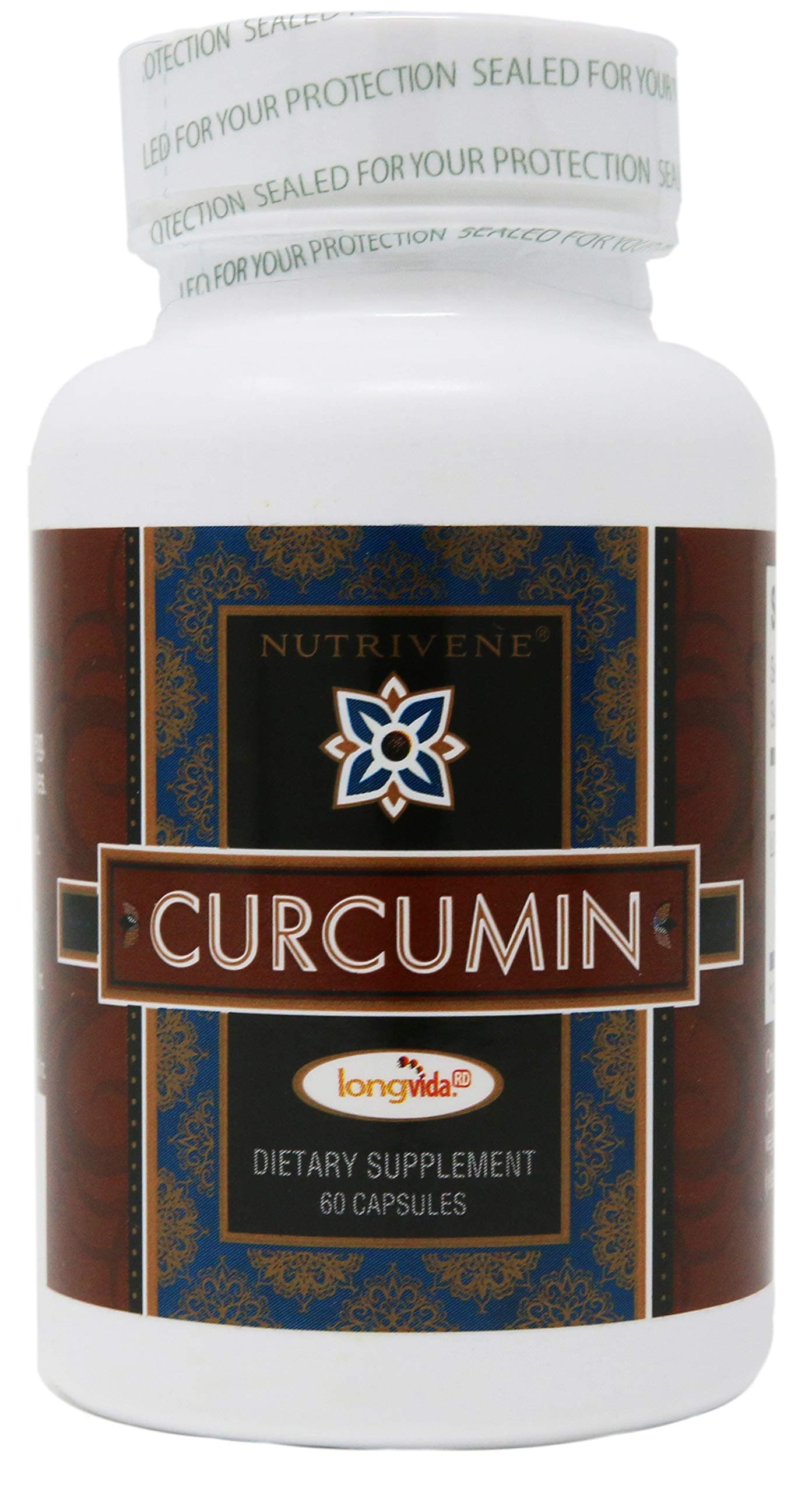 Curcumin, Longvida™ by Nutrivene (500 mg, 60 Capsules)