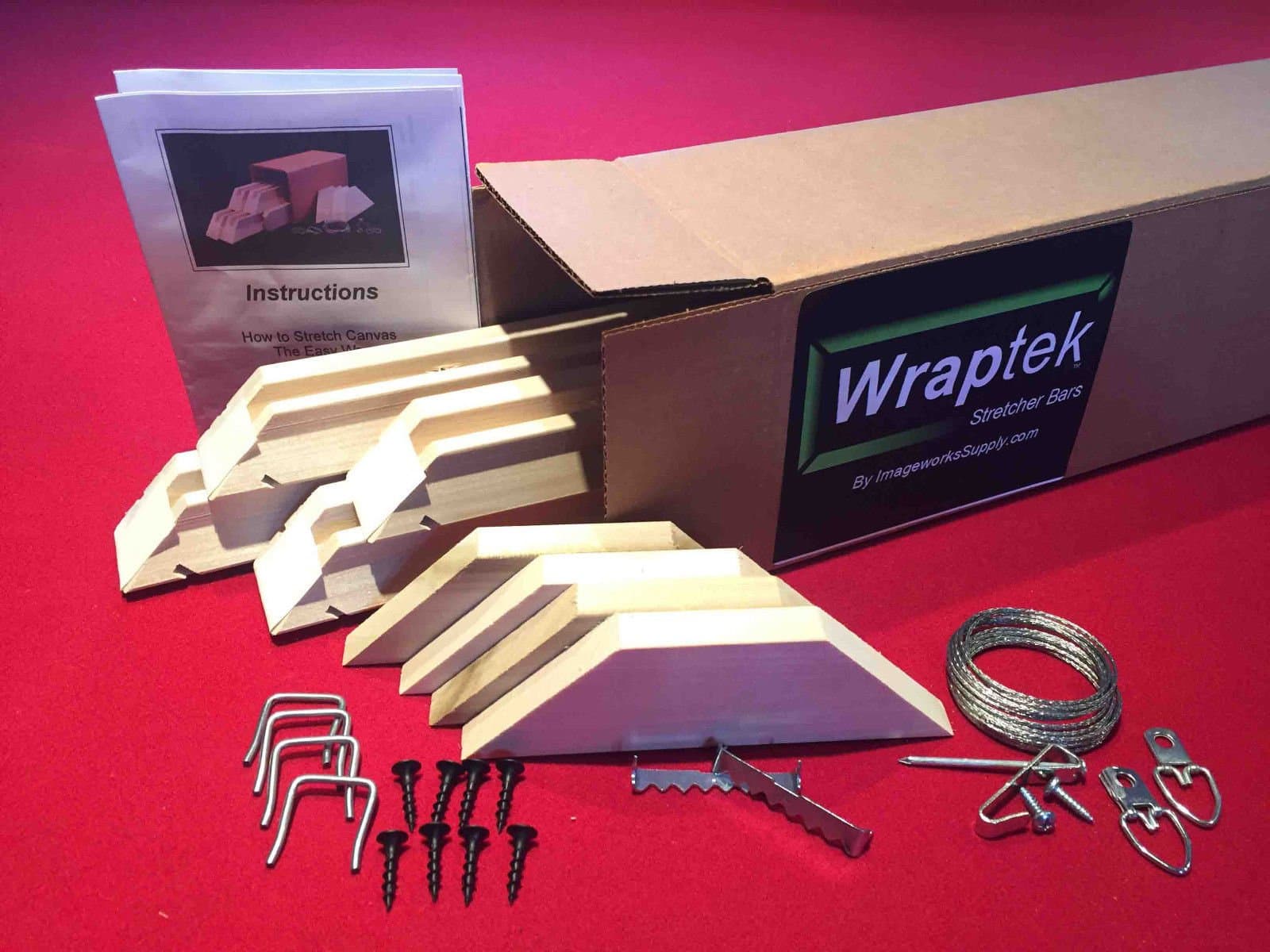 Wraptek Canvas Stretcher Bar Kit (12"x18")
