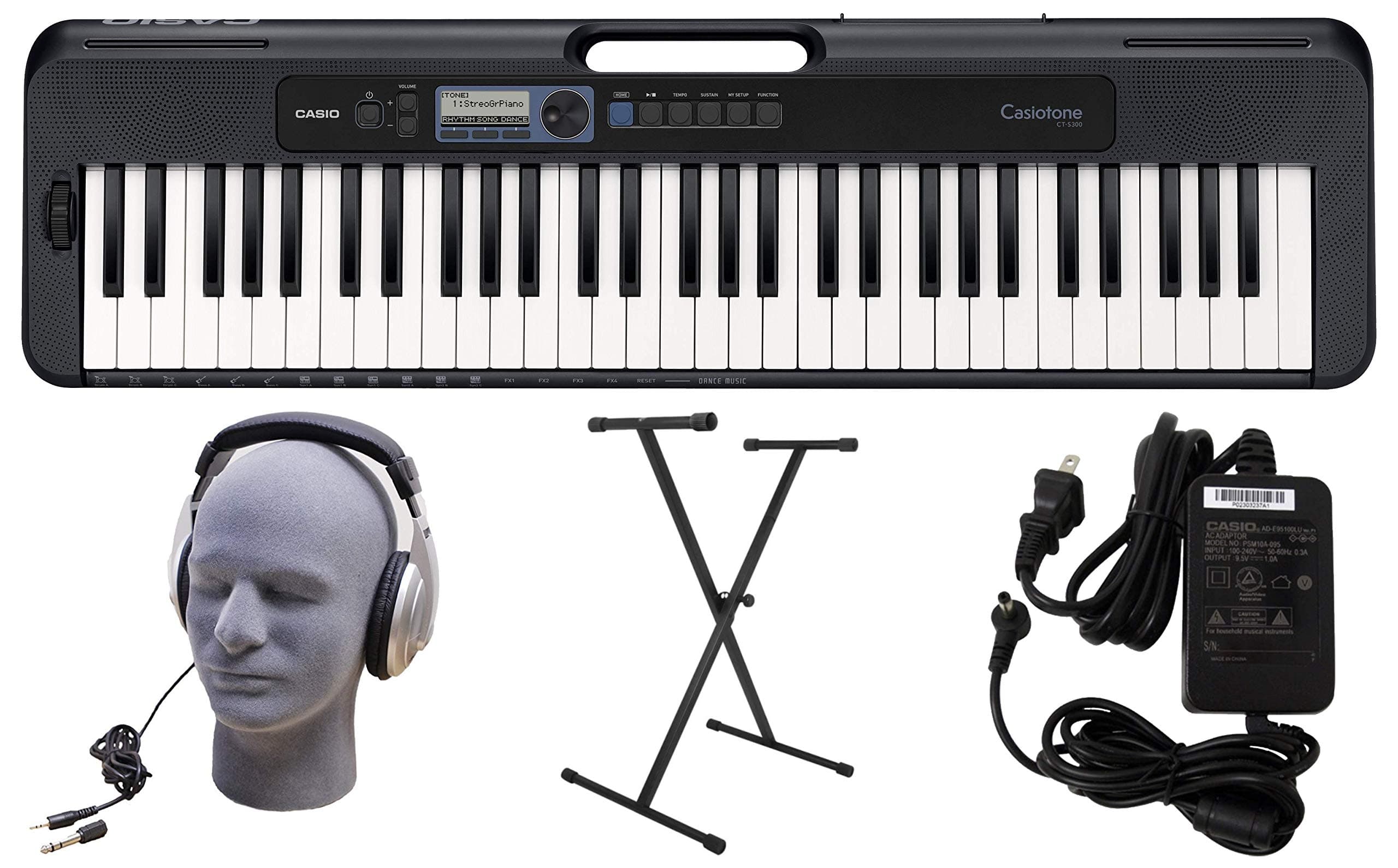 CT-S300 PPK 61-Key Premium Keyboard Pack with Stand, Headphones & Power Supply