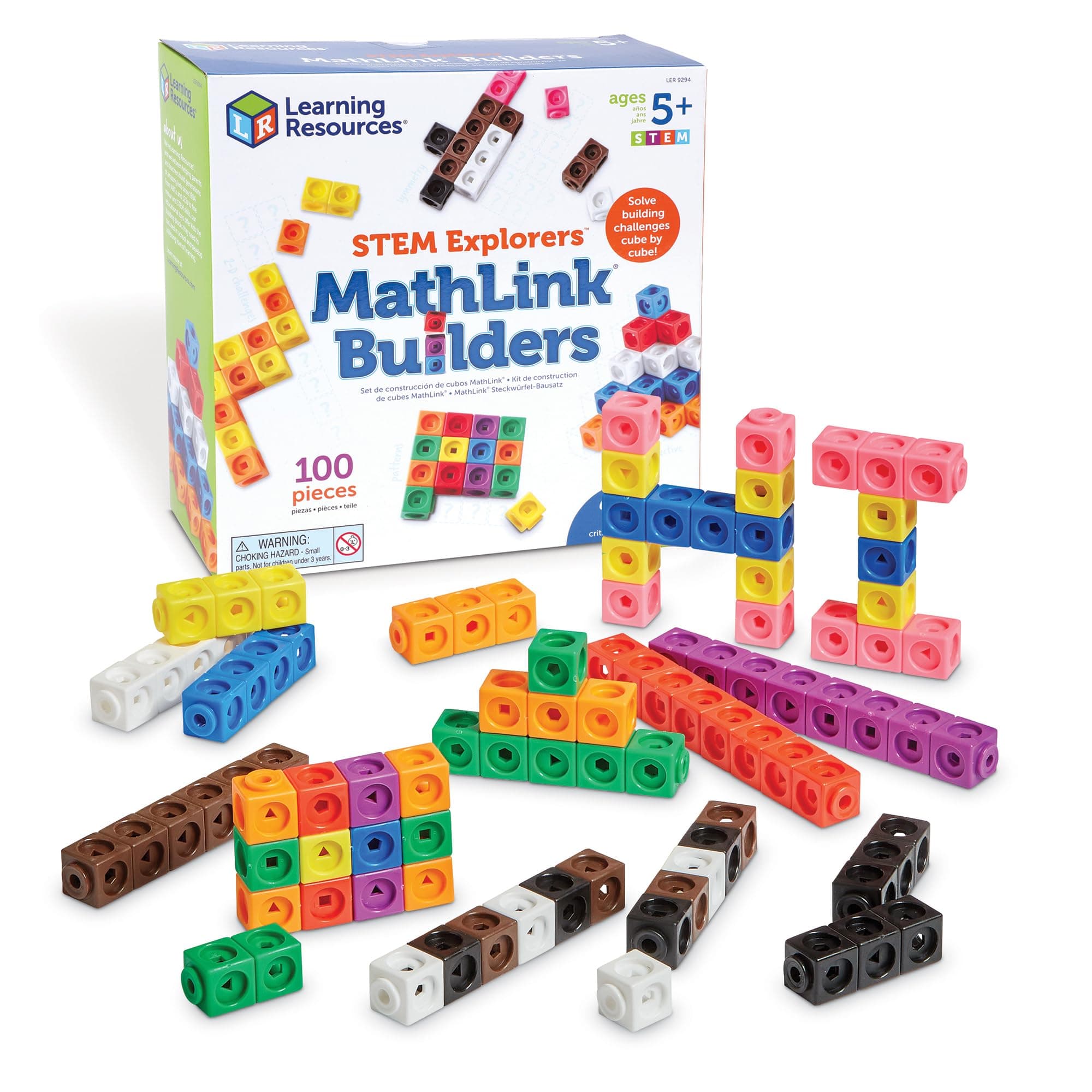 LER9294 MathLink Builders-STEM Explorers, 8 x 8.25 x 2.75 inches