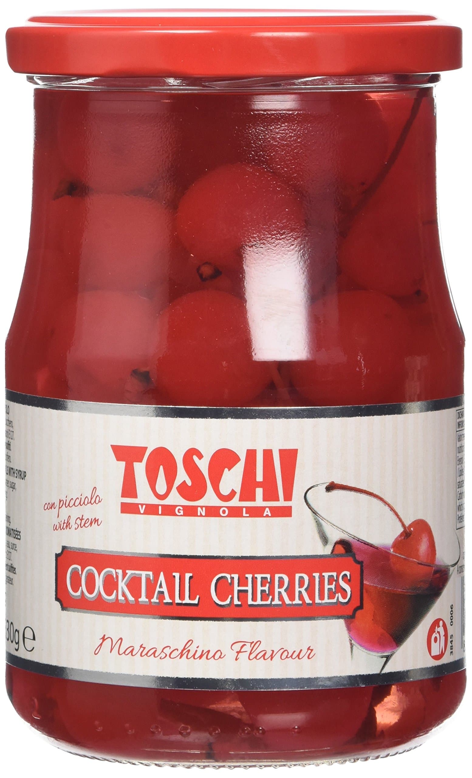 Toschi Red Cocktail Cherries Syrup