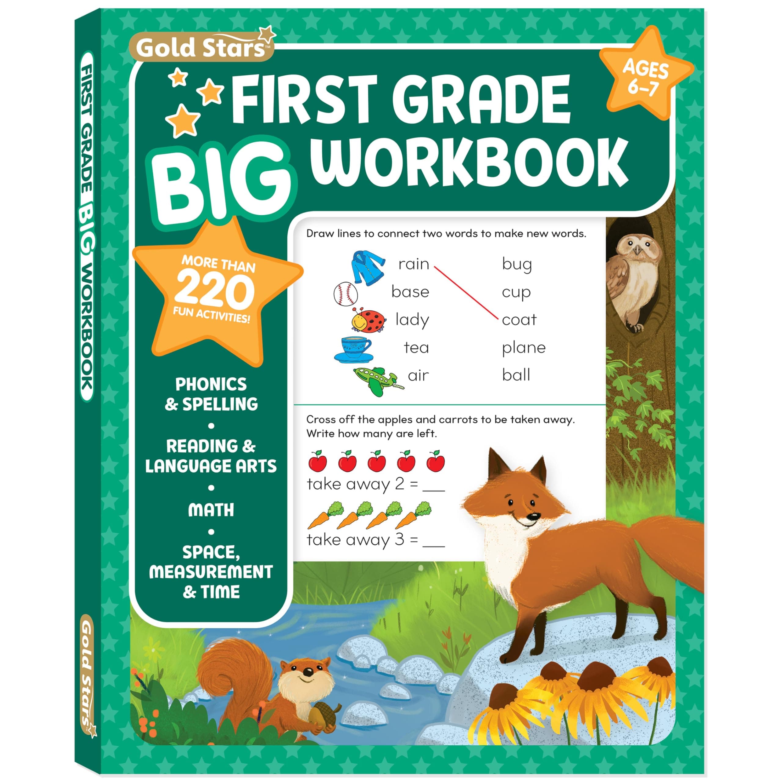 Gold Stars First Grade BIG Workbook