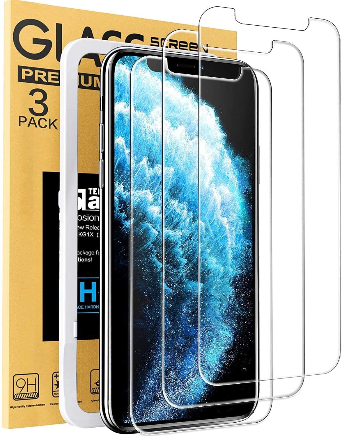 Mkeke Compatible with iPhone screen protector (iphone xs)