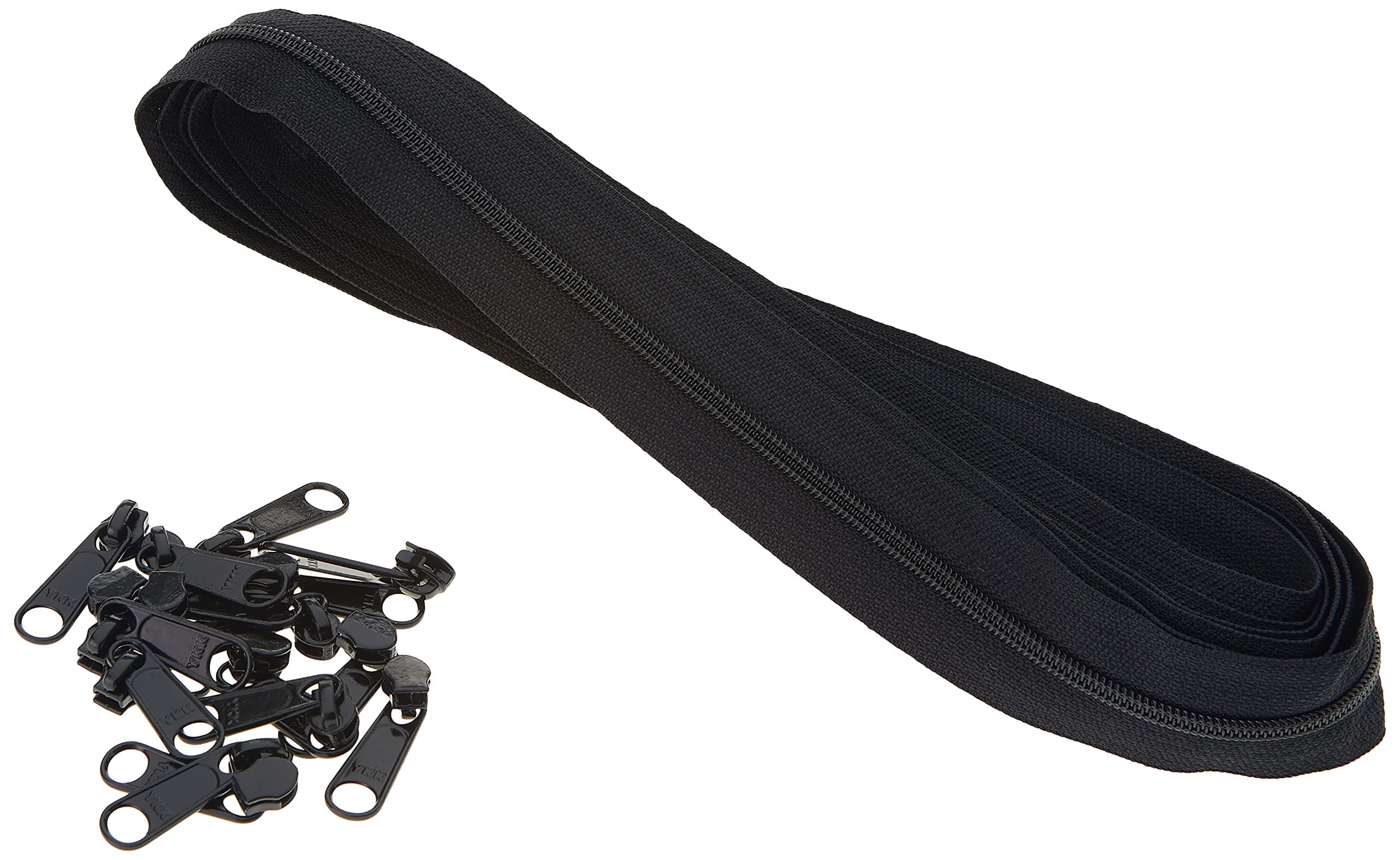 Zippers by The Yard (4yds) -Black
