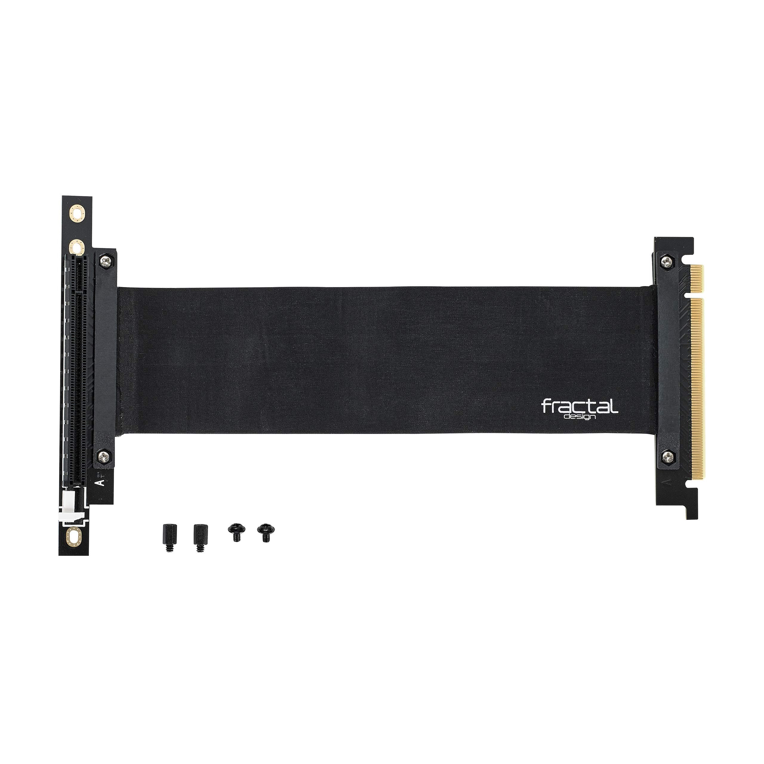 Fractal Design Flex VRC-25 - PCI-E Riser for Define R6 - Define S2 - Define S2 Vision - Meshify S2 - PC Case - Highly flexible - Zero-latency performance - Full PCIe 3.0 support - Accessory