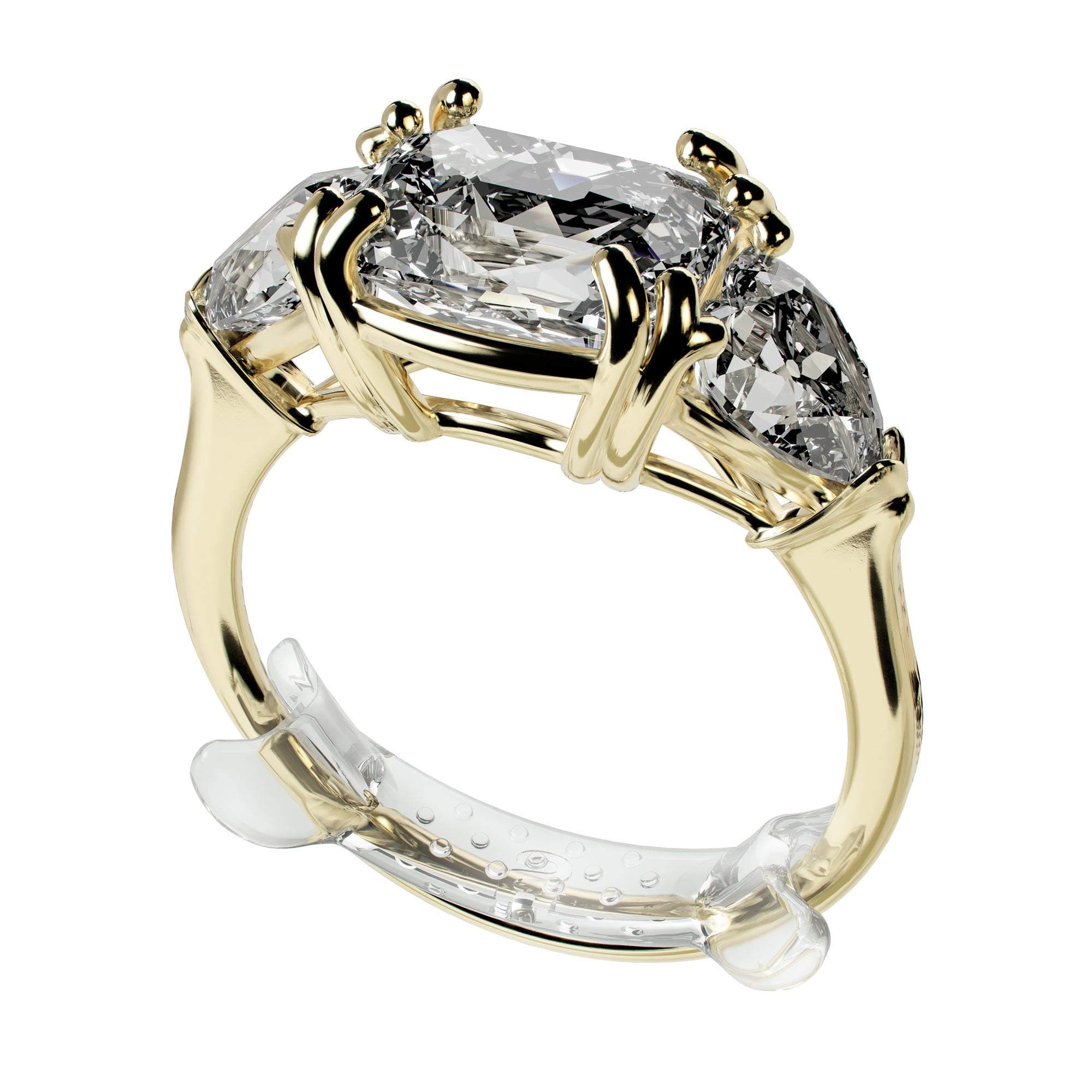 Ringo 10 Pack with Invisible Ring Size Adjusters for Loose Rings (Small Size)