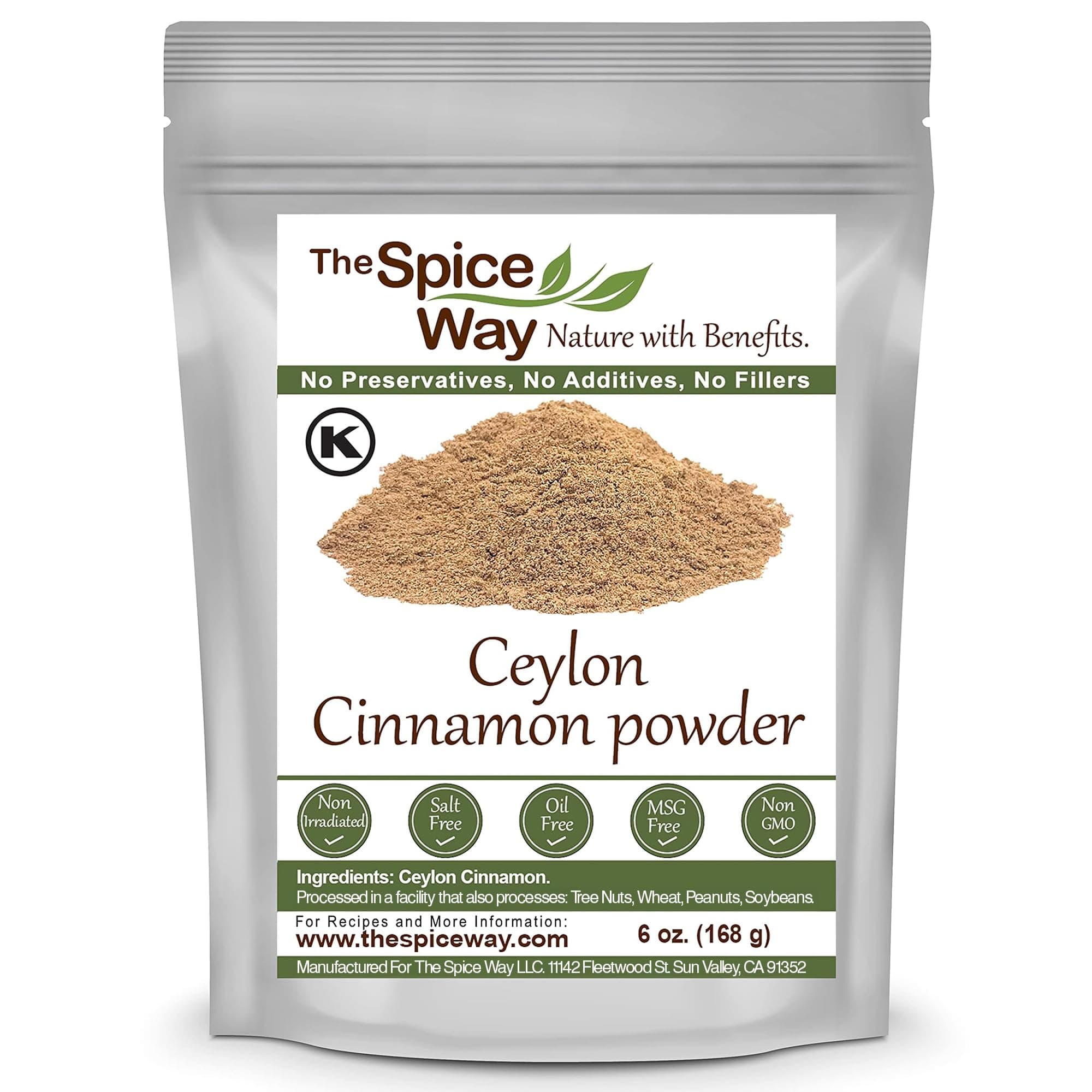 The Spice Way True Cinnamon Ceylon Powder - 6 oz