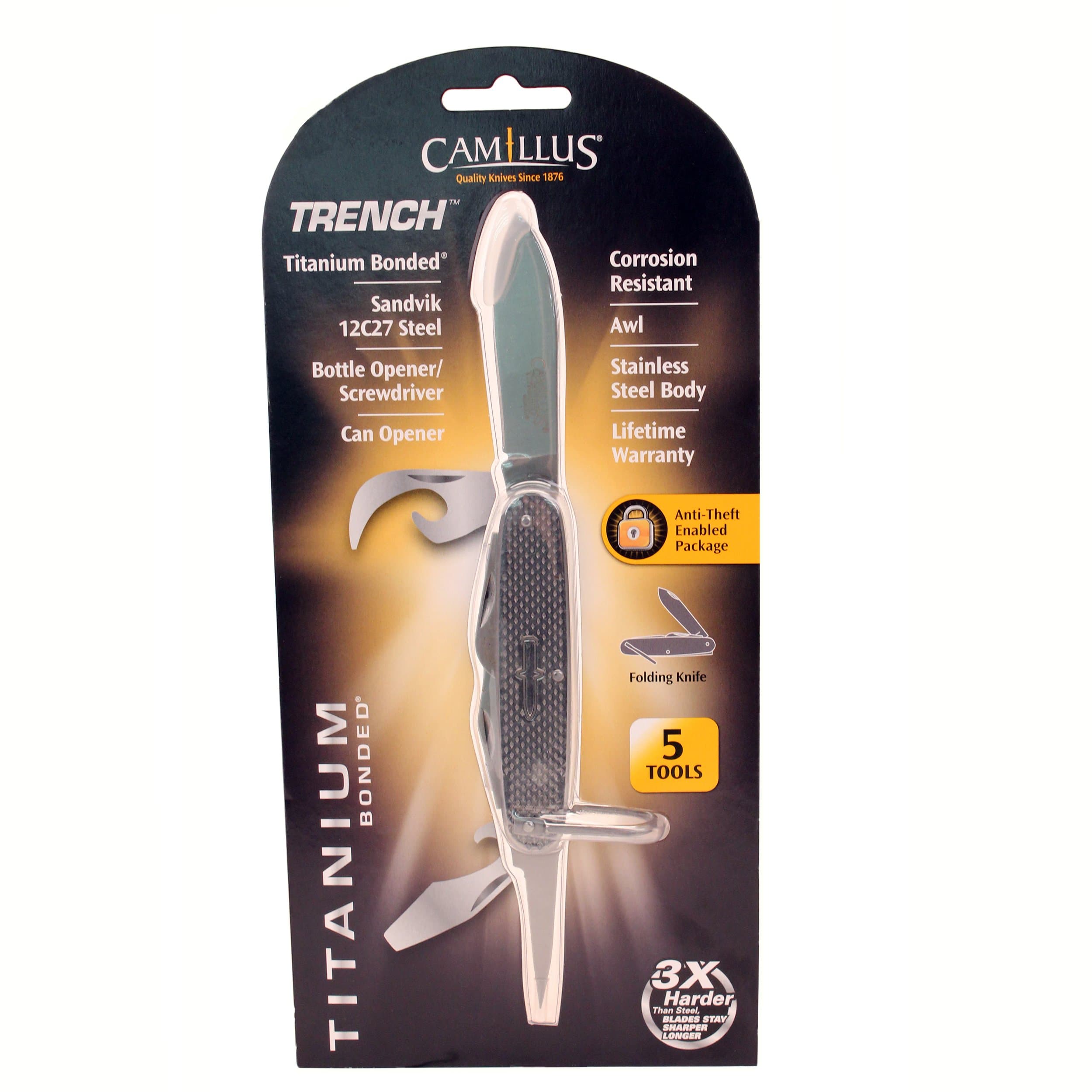 Camilus CMICM19184 Trench Titanium Bonded Tool