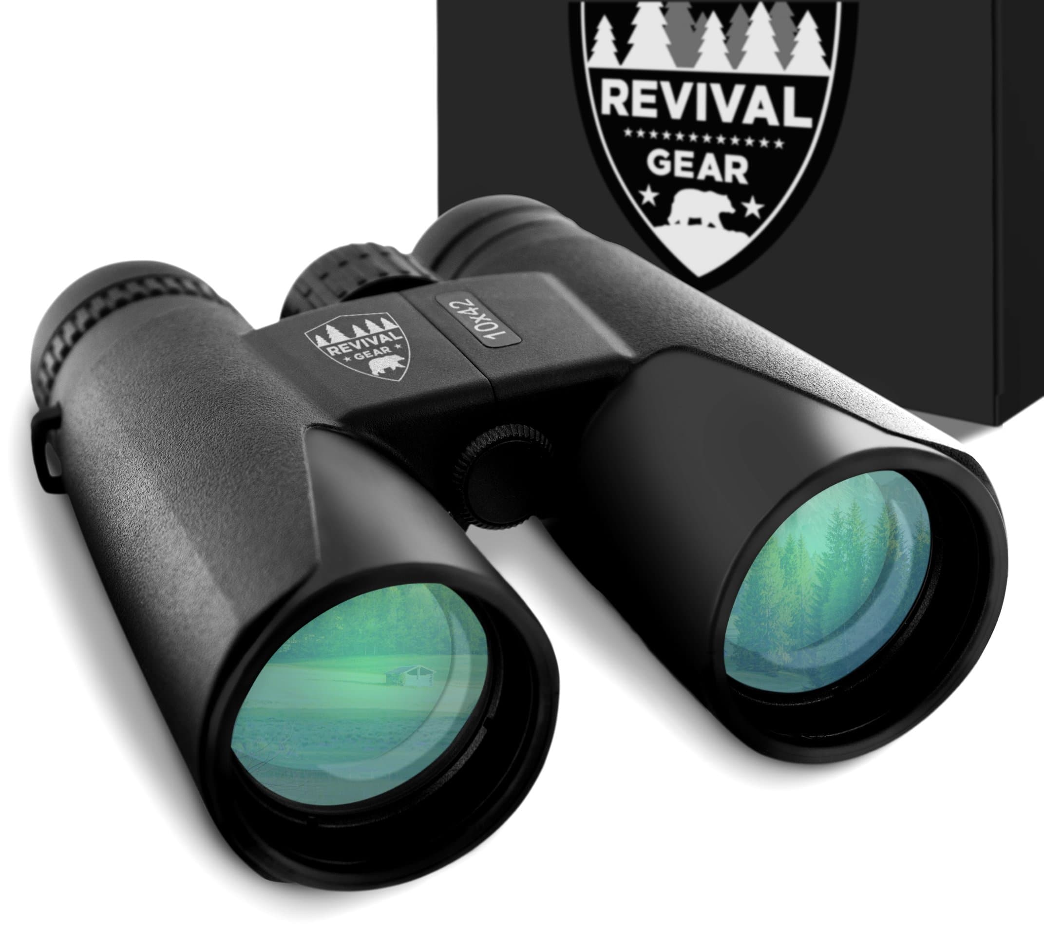 E Tronic Edge Binoculars for Adults - Professional for Bird Watching, Hunting, Hiking & Travel - Compact for Men and Women - Strap and Case Included