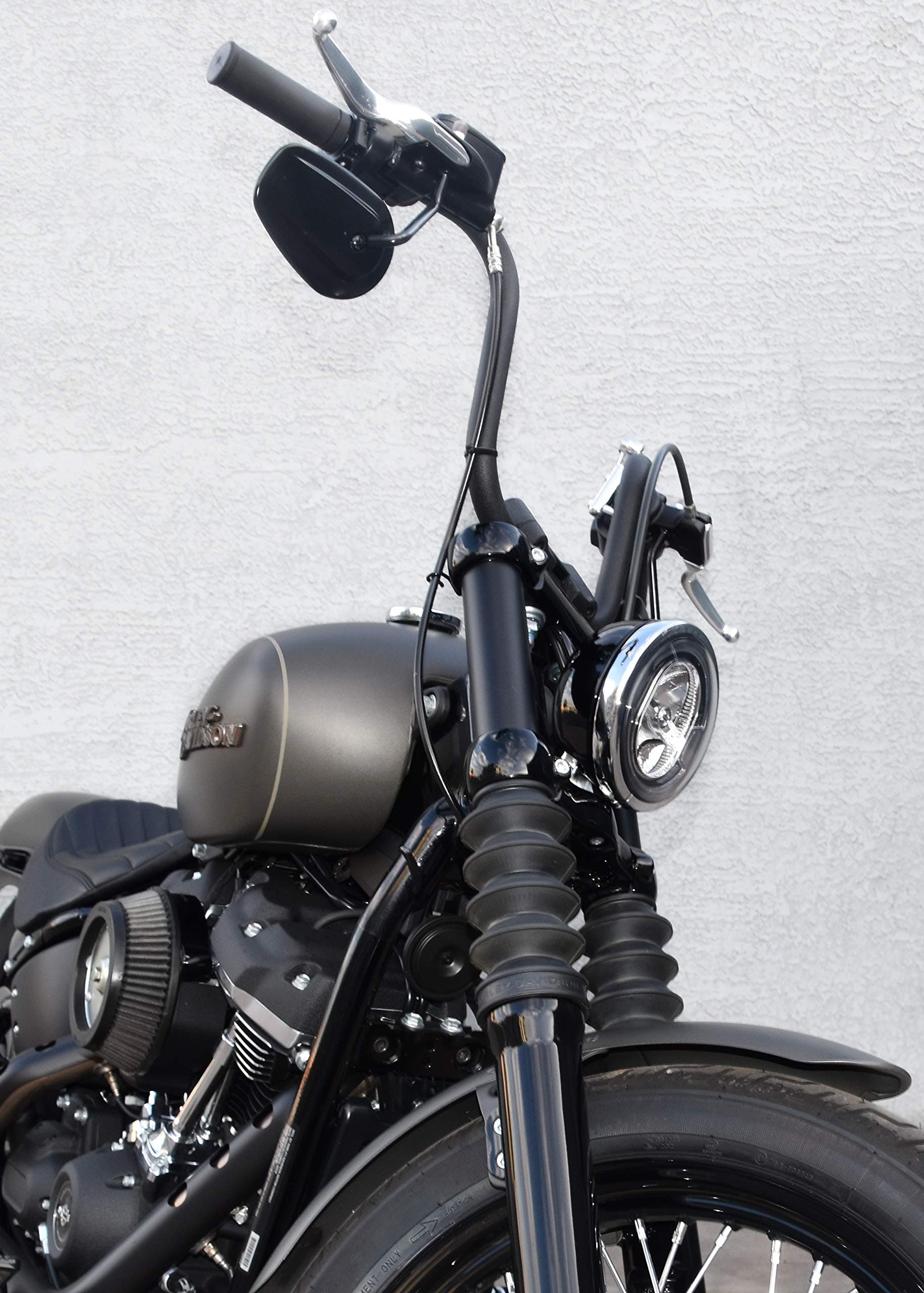 JBSporty ♤ Harley Davidson ♤ Black Vinyl Decal Fork Kit (Bonus 2 Extra Sheets) ♧ 2018-2024 Street Bob FXBB Custom Low Bobber