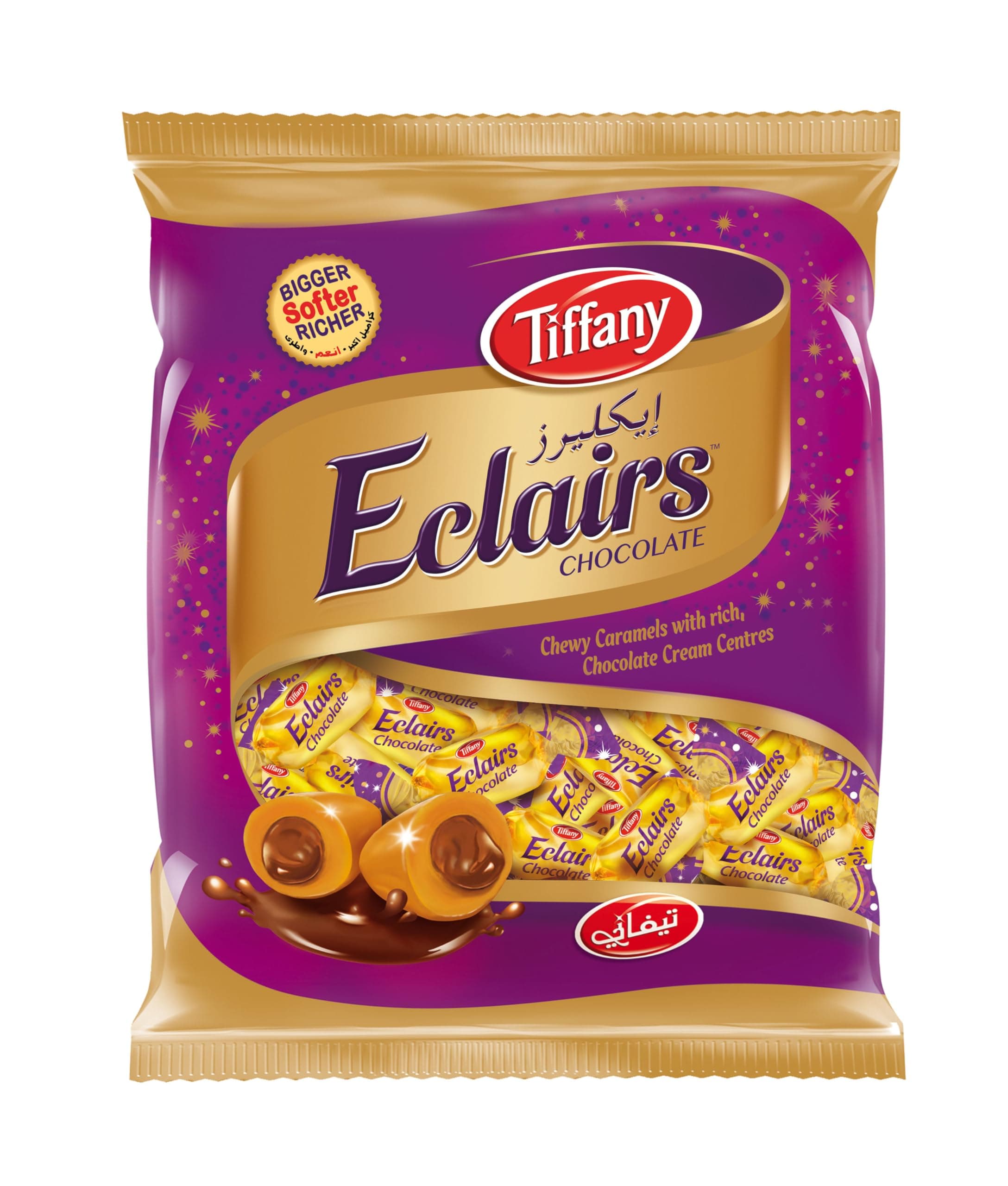 Tiffany, Eclairs, Chocolate filled, 1kg