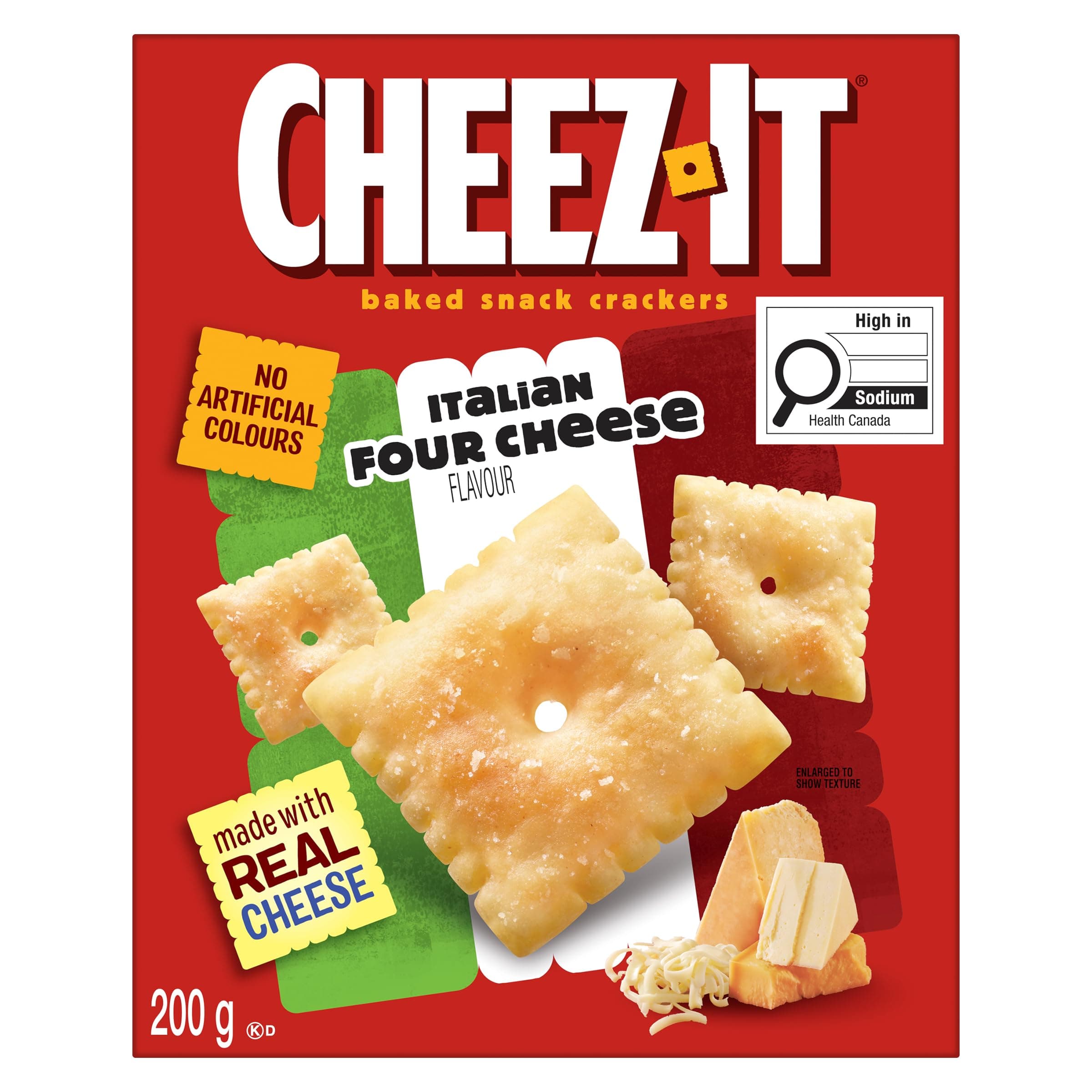 Cheez It Italian Four Cheese Crackers 200g