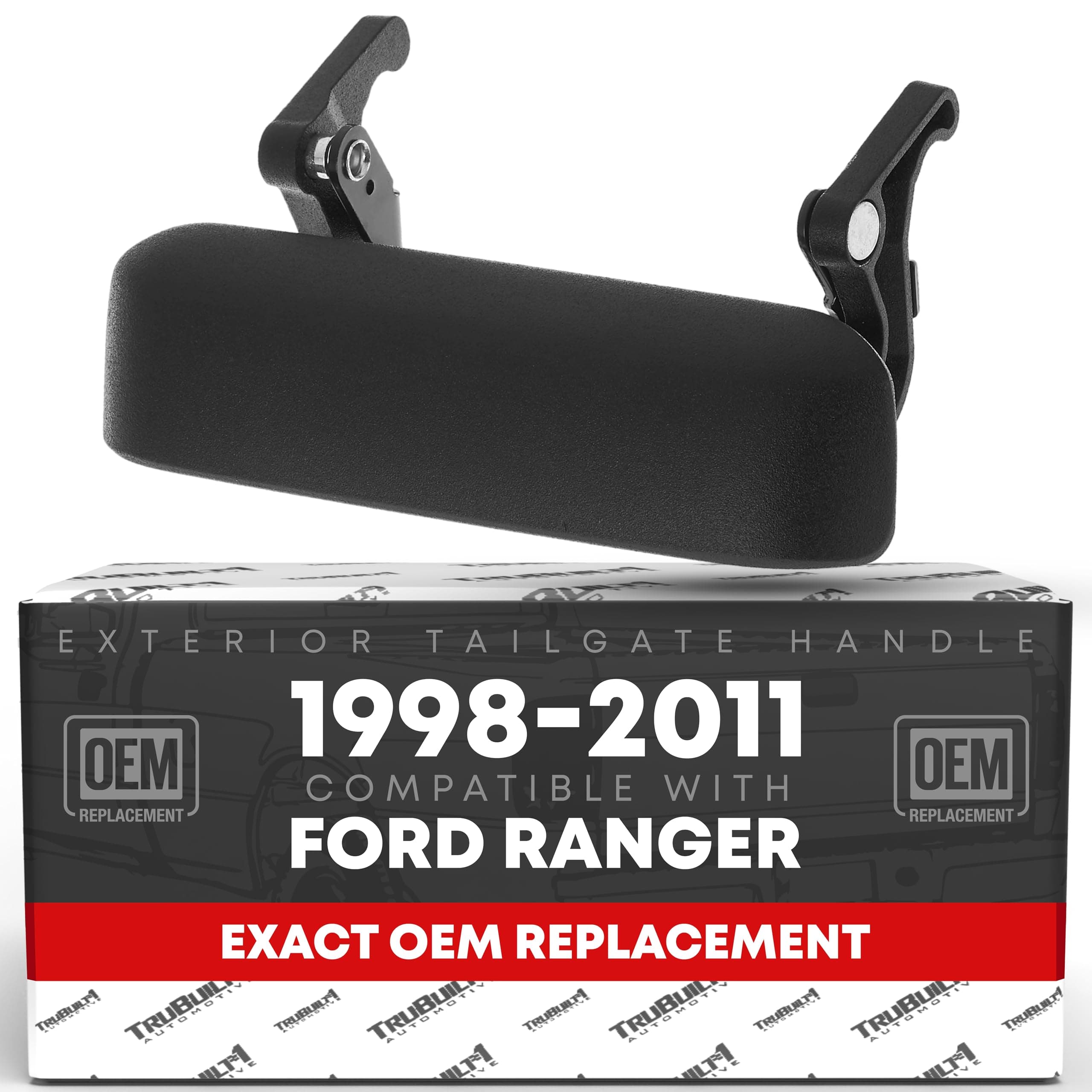 T1A Black Exterior Tailgate Handle Replacement for 1998-2011 Ford Ranger Pickup Truck 1L5Z9943400AAA