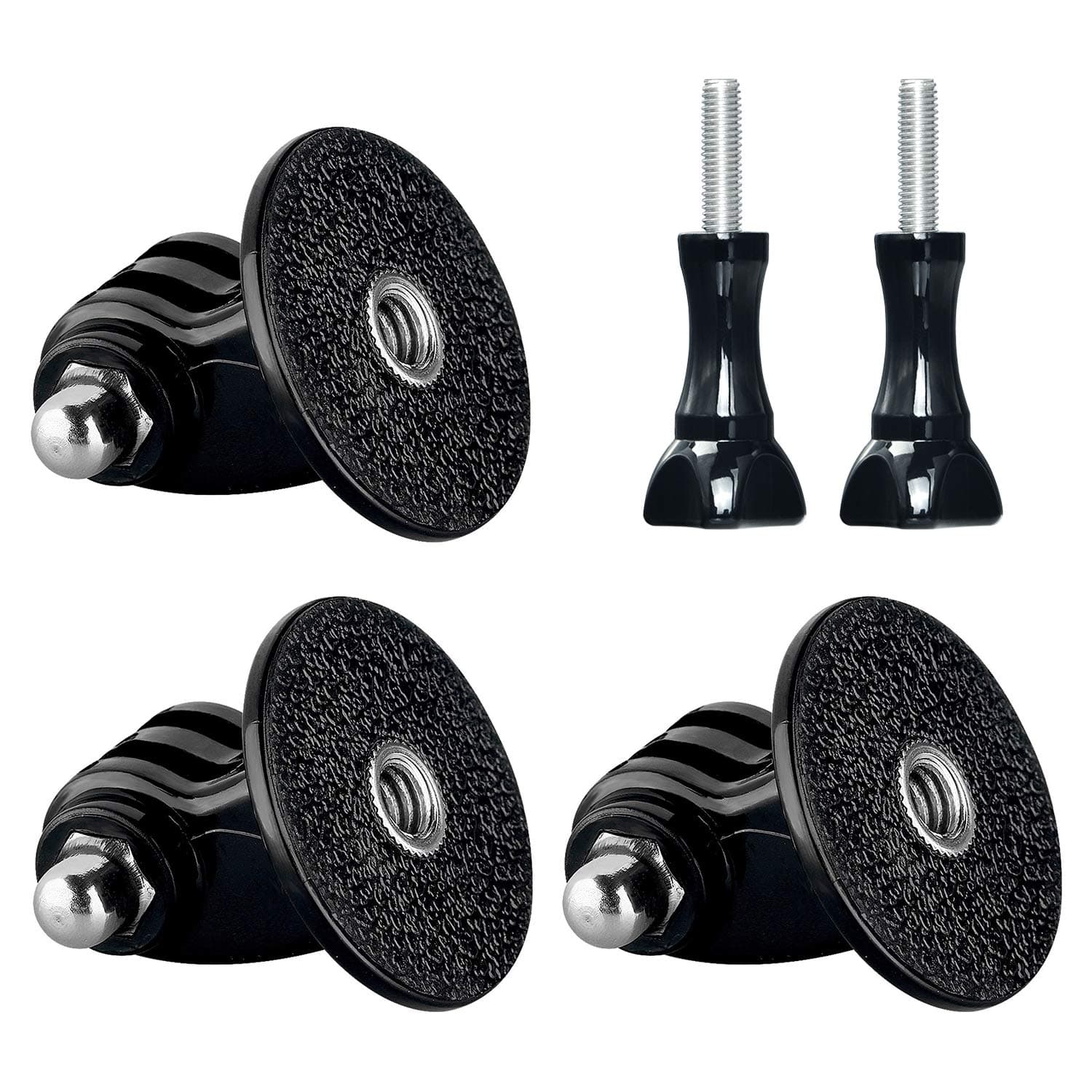 SametopTripod Mount Adapter Screw Mount Compatible with GoPro Hero 13, 12, 11, 10, 9, 8, 7, 6, 5, 4, Session, 3+, 3, 2, 1, Hero (2018), Fusion, Max, DJI Osmo, Sjcam, Xiaoyi Action Cameras (5 Packs)