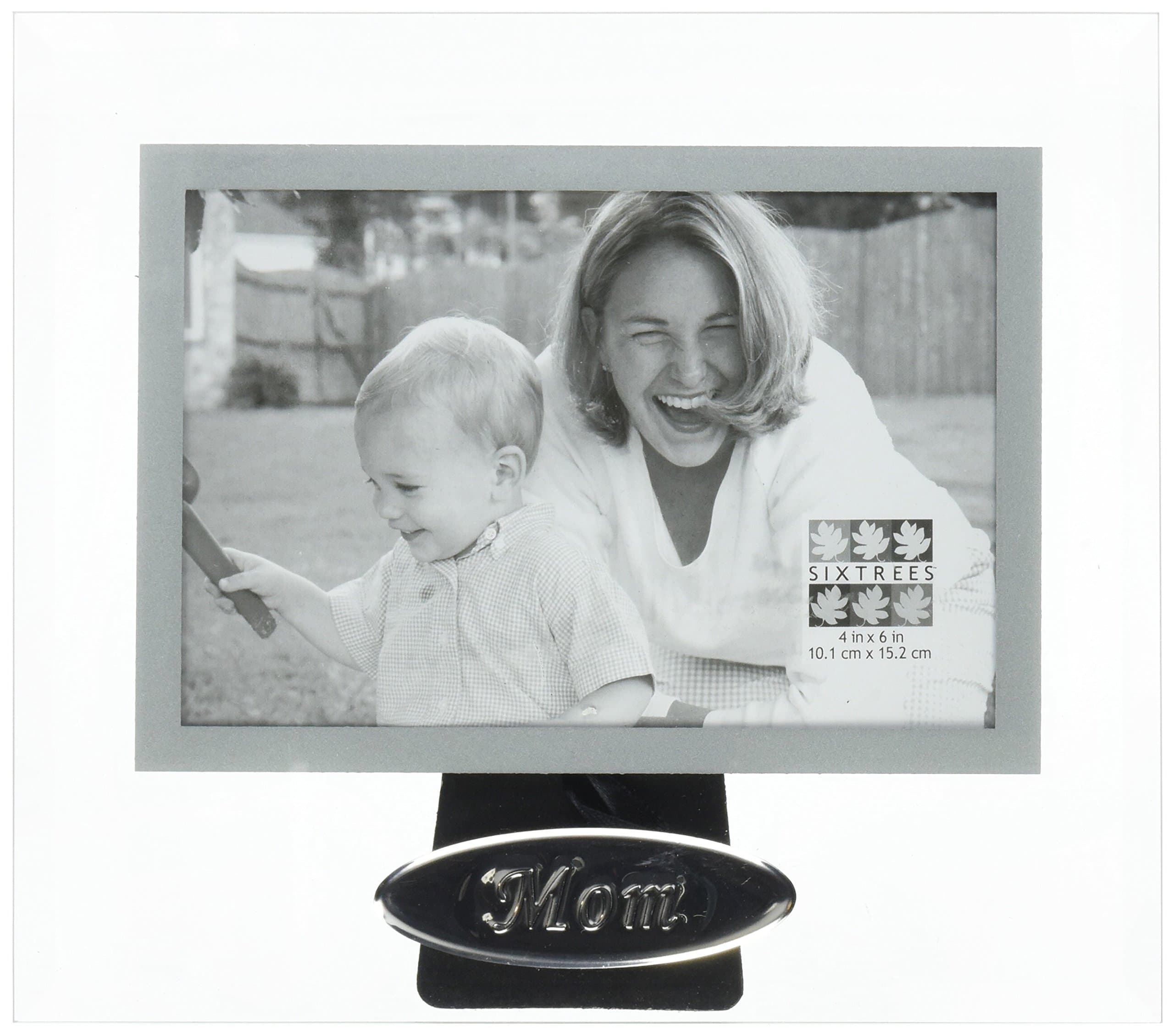 SixtreesUSA Oval Sentiments Mom Frame, 4 by 6-Inch