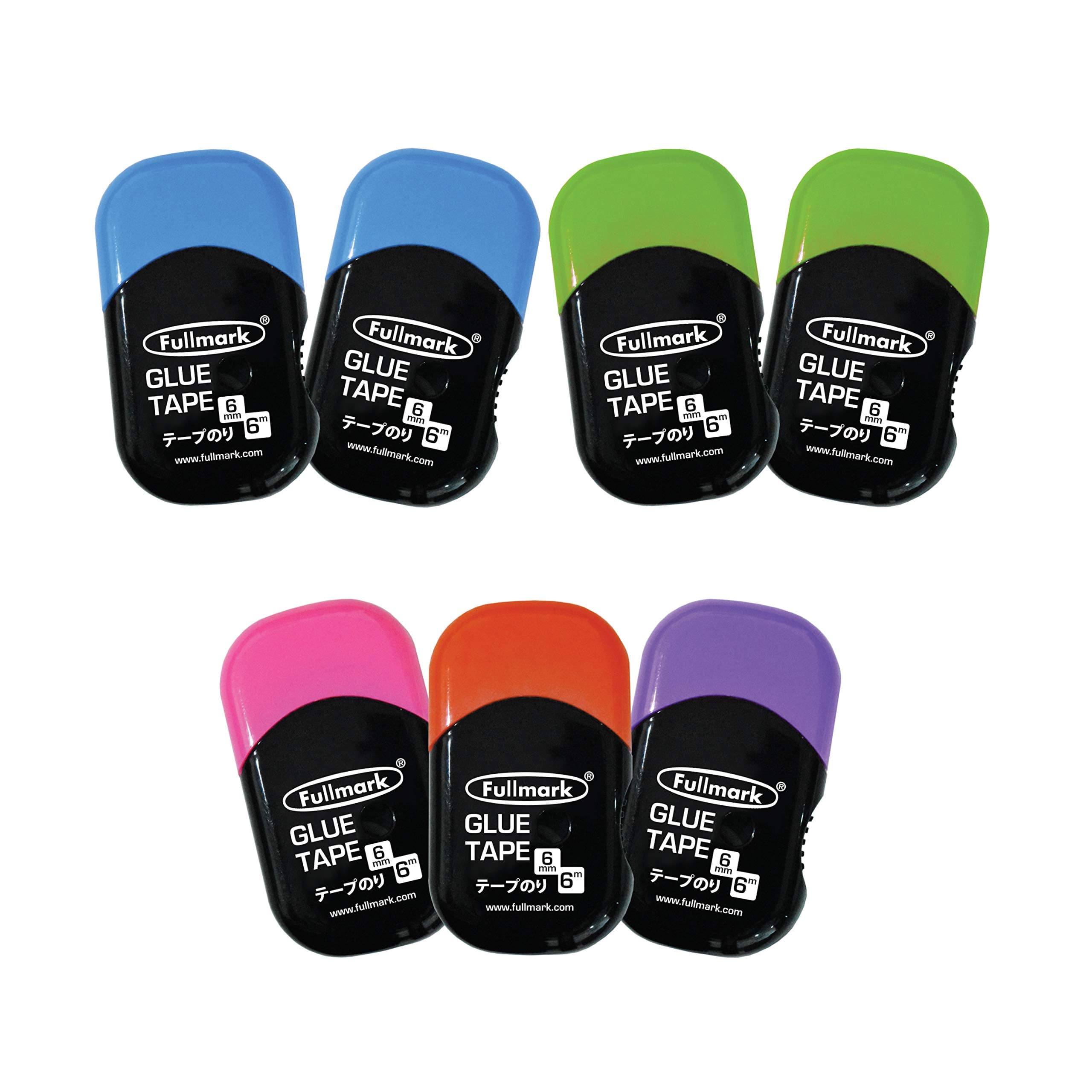 Fullmark, Buy 5 get 2 Free! Adhesive Rollers, 0.2" x 236 Inches Each