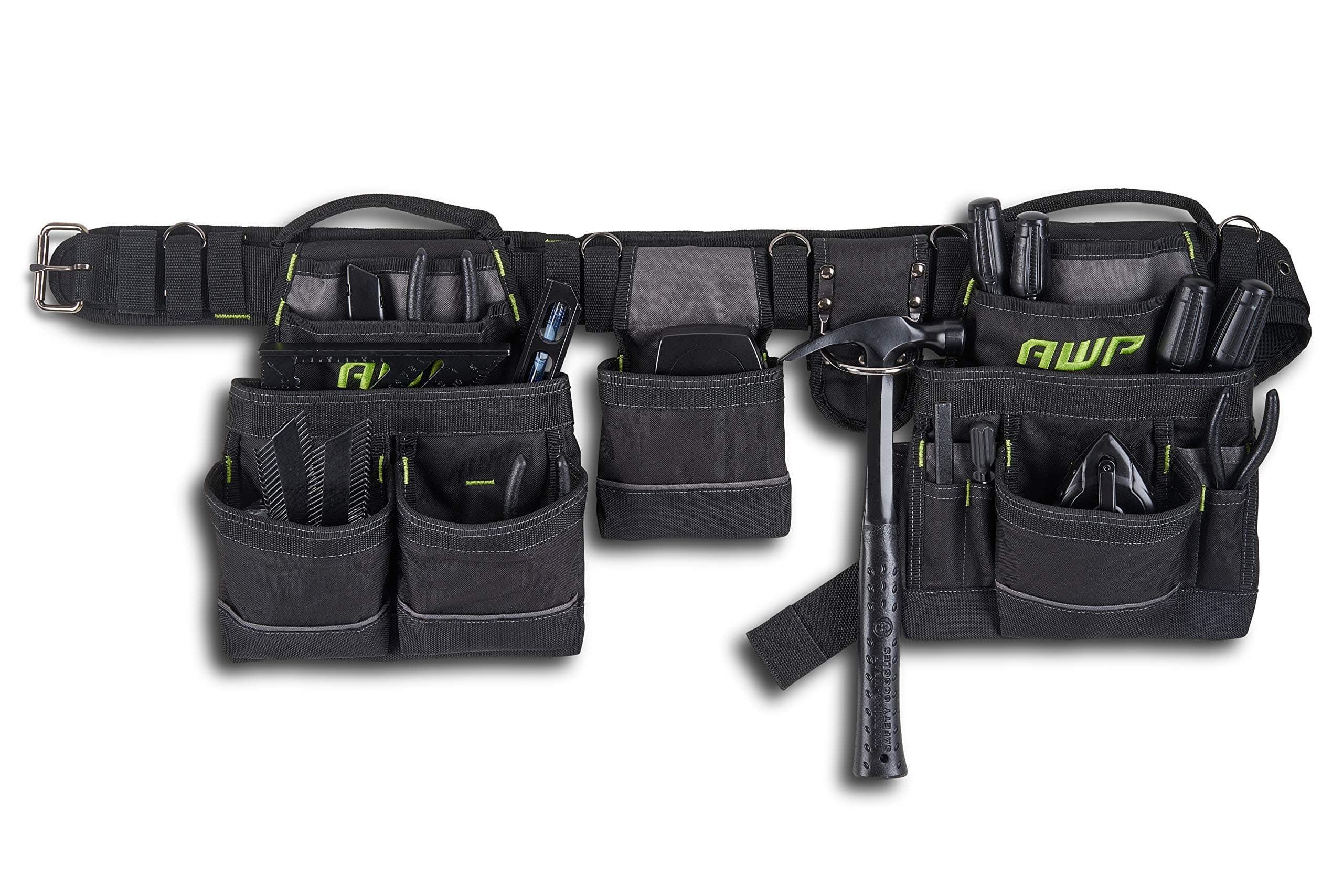 Tool Belt Tool Rig, Durable Premium Utility Belt Organizer for Men & Women, Utility Work, Electrician, Mechanic