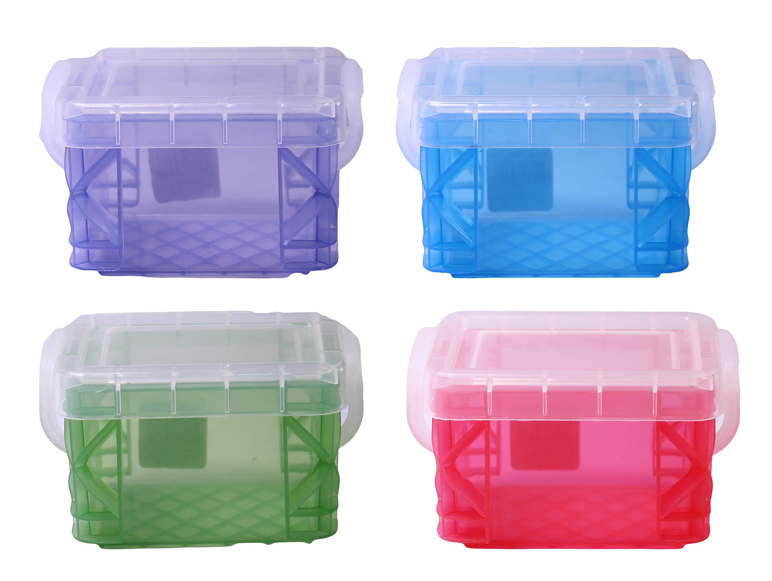 Super Stacker 4 Pack Pixie Boxes, Multi-Colored