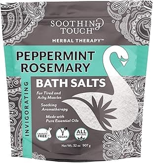 SOOTHING TOUCH Bath Salts Peppermint Rosemary, 32 OZ