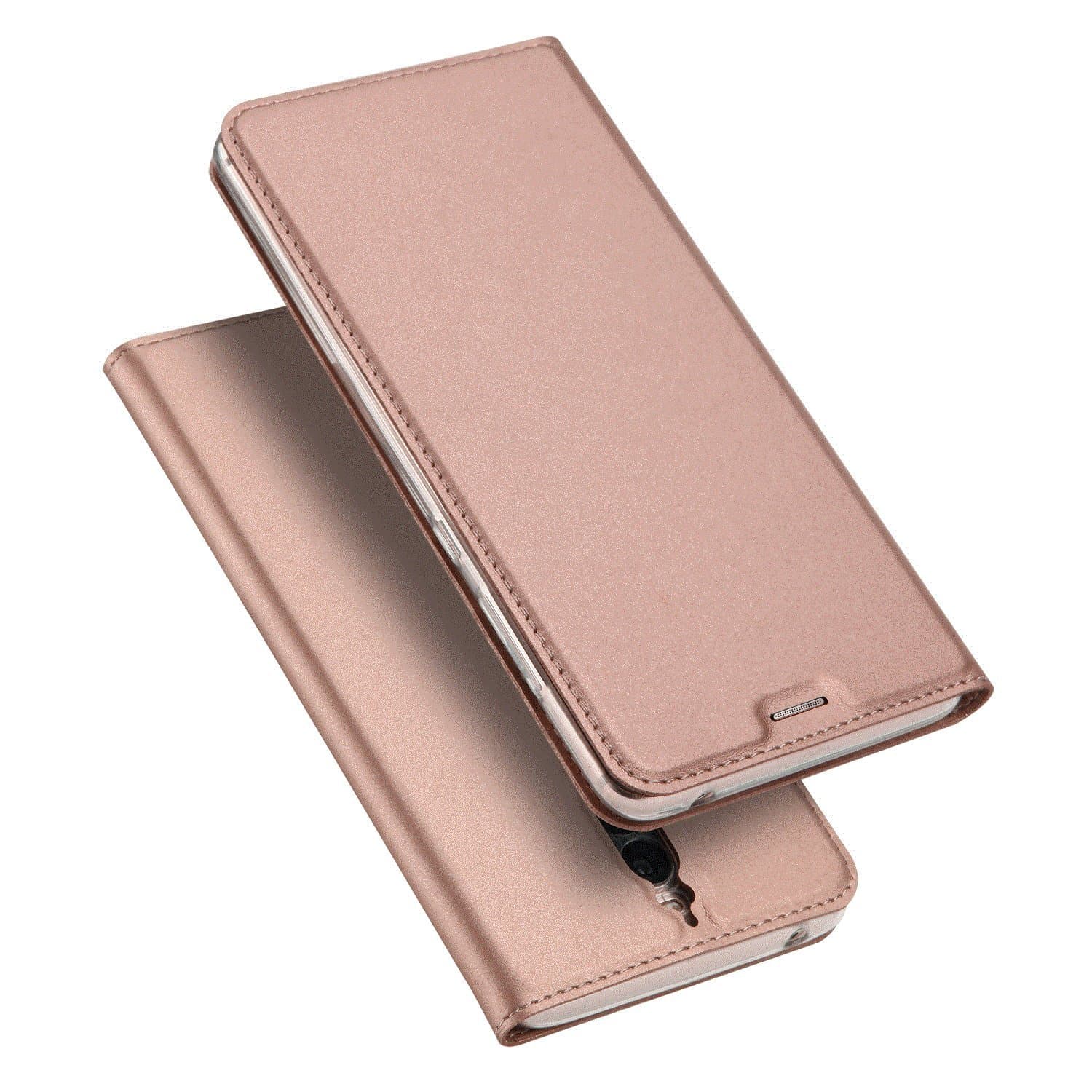 Hua Wei Mate 9 Pro Case, DUX DUCIS Premium PU Phone Cover ,Business Style Luxury Leather Flip Protective Shell For Huawei Mate 9 Pro Cover (Mate 9 Pro, Pink)