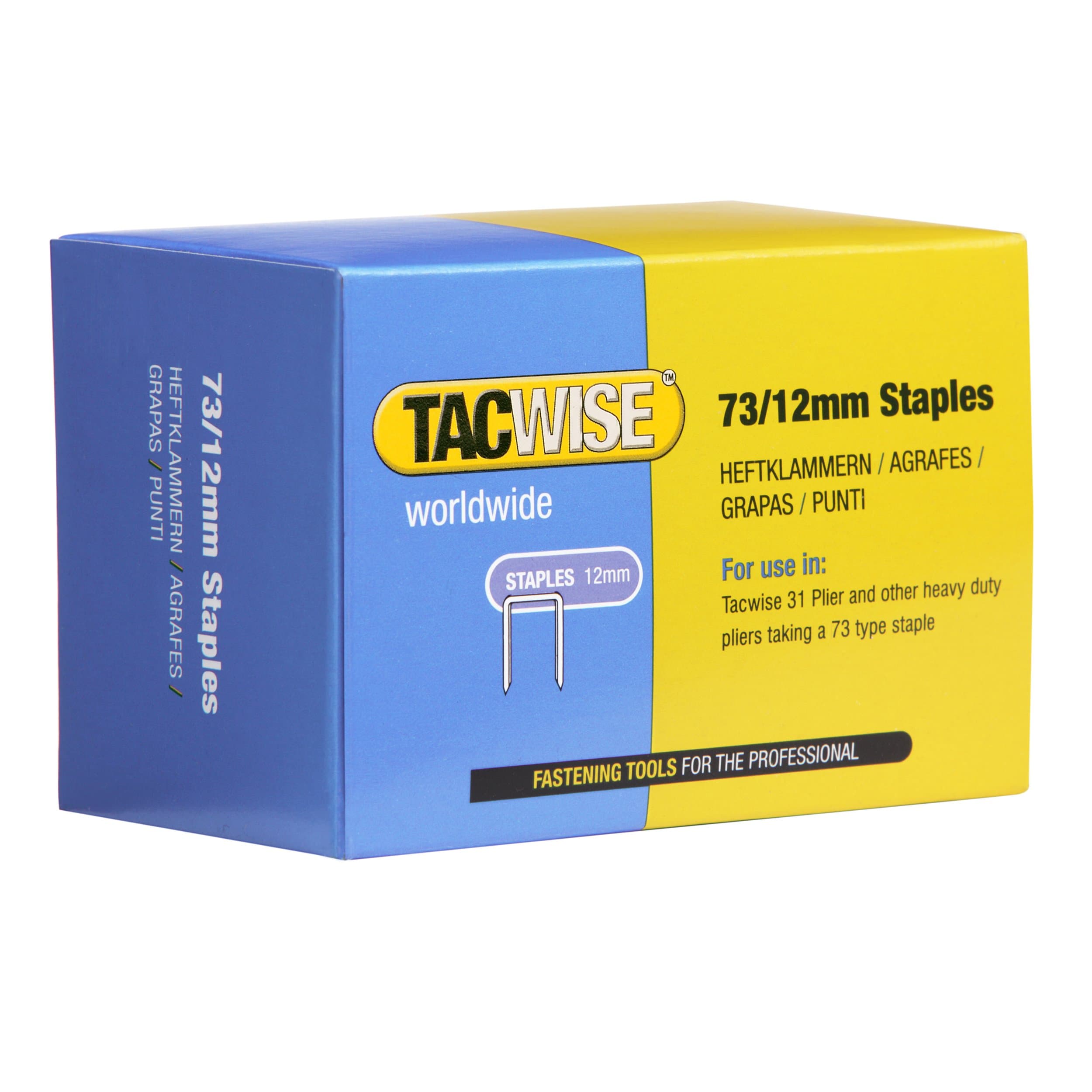 Tacwise 73 1/2-Inch Galvanized Packaging Staples, Box of 5000 (0457)