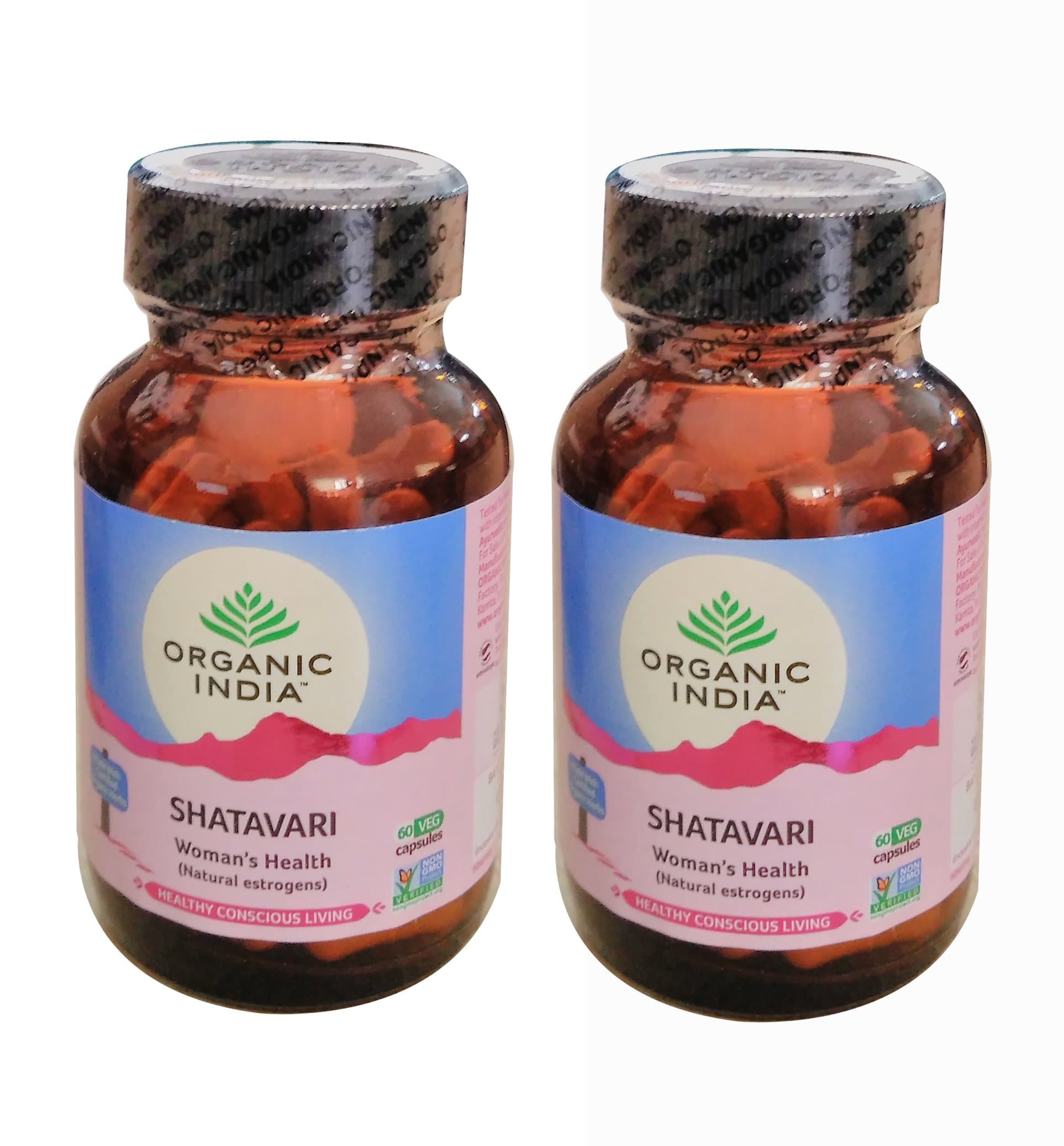 (2 Pack) - Organic India - Org Shatavari | 60's | 2 PACK BUNDLE