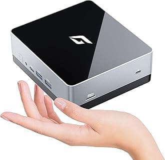 Nano J1 Linux Mini PC, Intel N5095A Quad-Core, 4GB RAM, 256GB PCIe SSD, 4K Dual Display, WiFi, Type-C, RJ45, VESA, Ubuntu OS