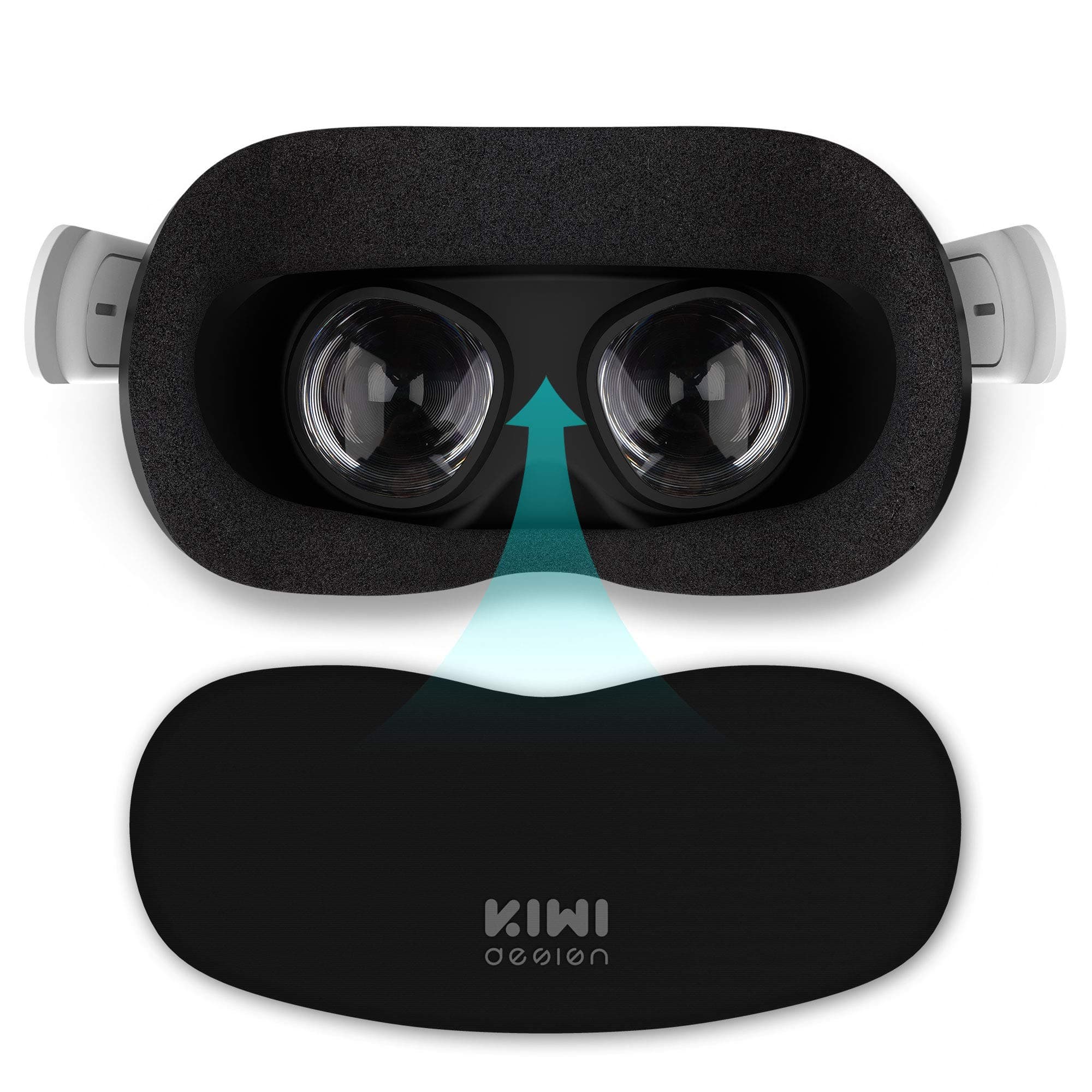 KIWI design Lens Protector Compatible with Quest 2 Accessories, Lens Cover Compatible with Quest 2, Quest 1, Rift S, Valve Index, Pico 4 and HP Reverb G2 (Basic)