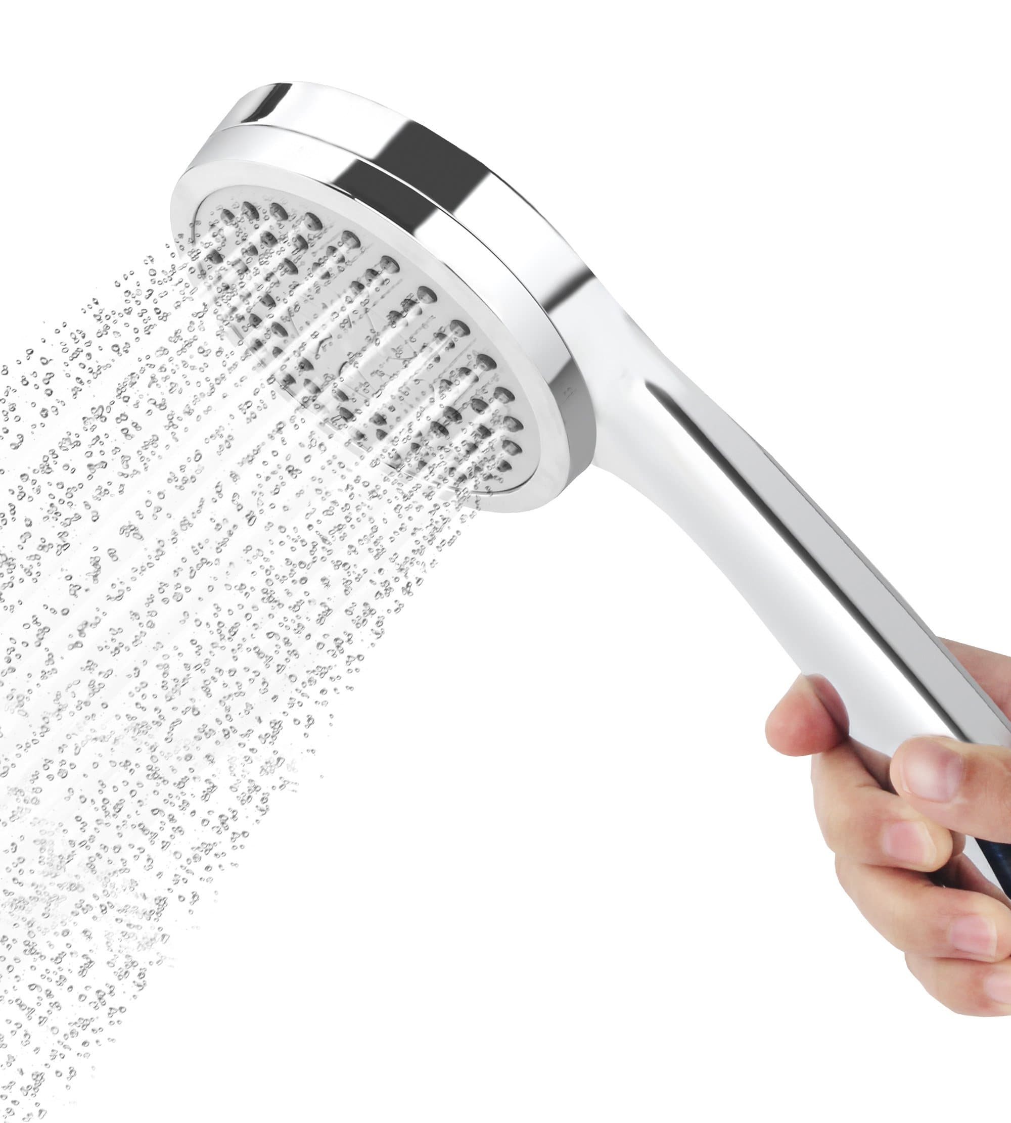 Shower Head with 3 Premium Stream Settings | Chrome Spa Shower Head | High Pressure Massaging Shower Head | Rainfall Shower & Tub Head | Ultra Luxury Rainfall Shower Head by Astorn