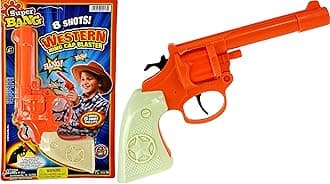 JA-RU Cap Gun Western Wild West Super Bang (1 Unit) Action Bang Party Favors Supplies for Kids.913-1A