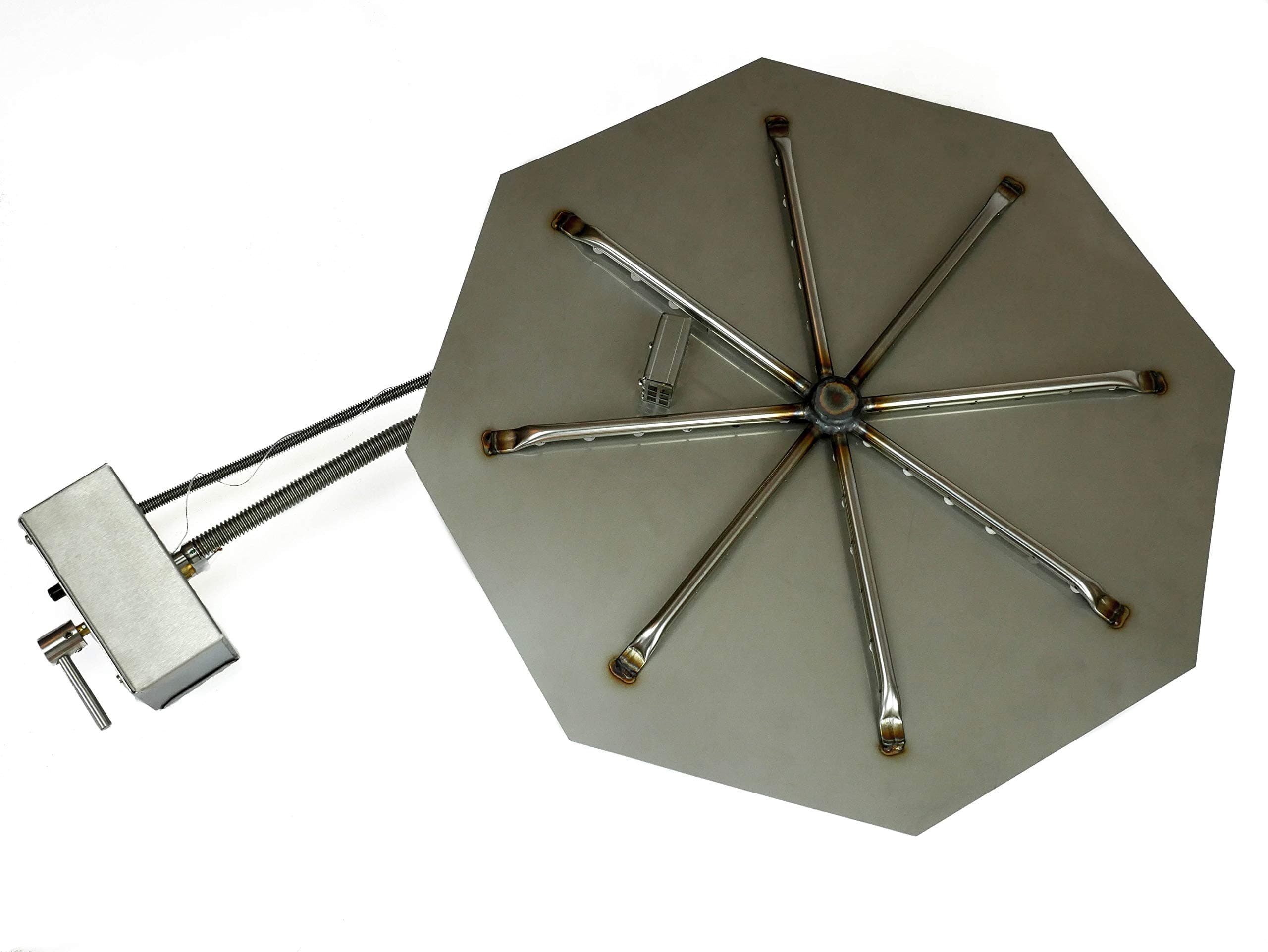 Brightstar, Gas Fire Pit Burner, Octagonal, 18kw, LPG Gas