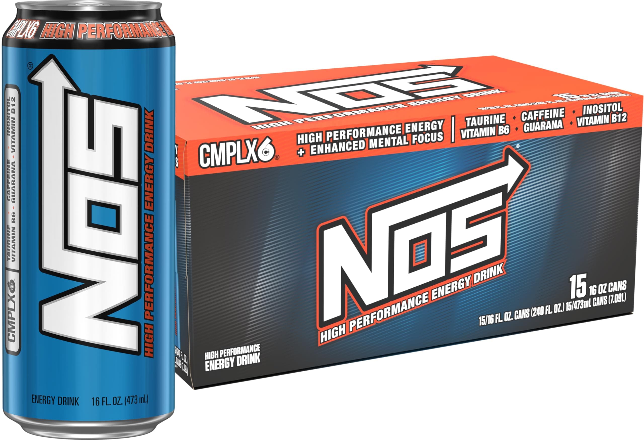 Original: High Performance Energy Drink. 16 Fl oz (Pack of 15)