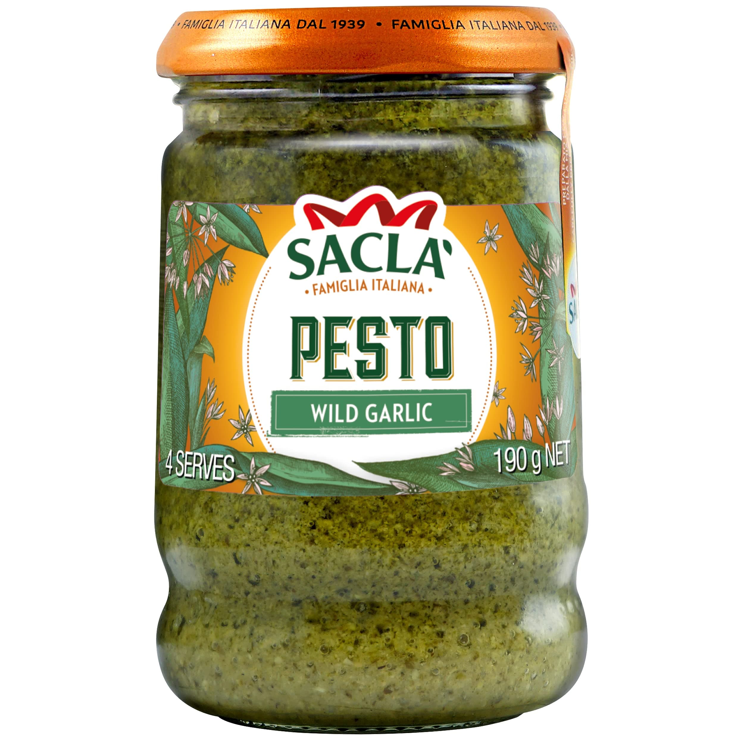 Sacla Wild Garlic Pesto - 190 gm