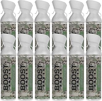 - Boost Oxygen Large Outdoors Natural Aroma 10L Canister | Respiratory Support for Aerobic Recovery, Altitude, Performance & Health (12 Pack)