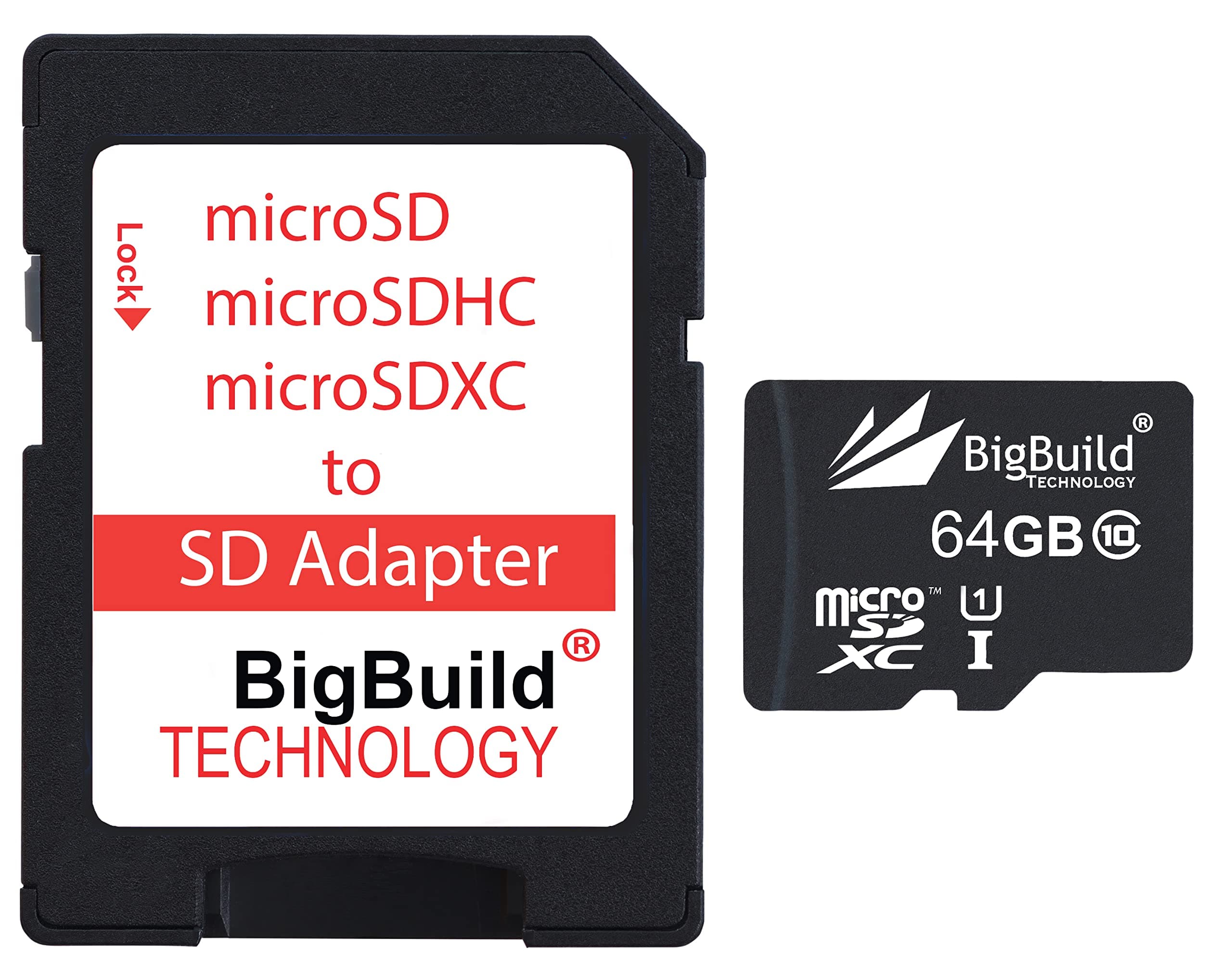 BigBuild Technology 64GB Ultra Fast 80MB/s Micro SDXC Memory Card For Motorola Defy 2, Defy (2021) Mobile