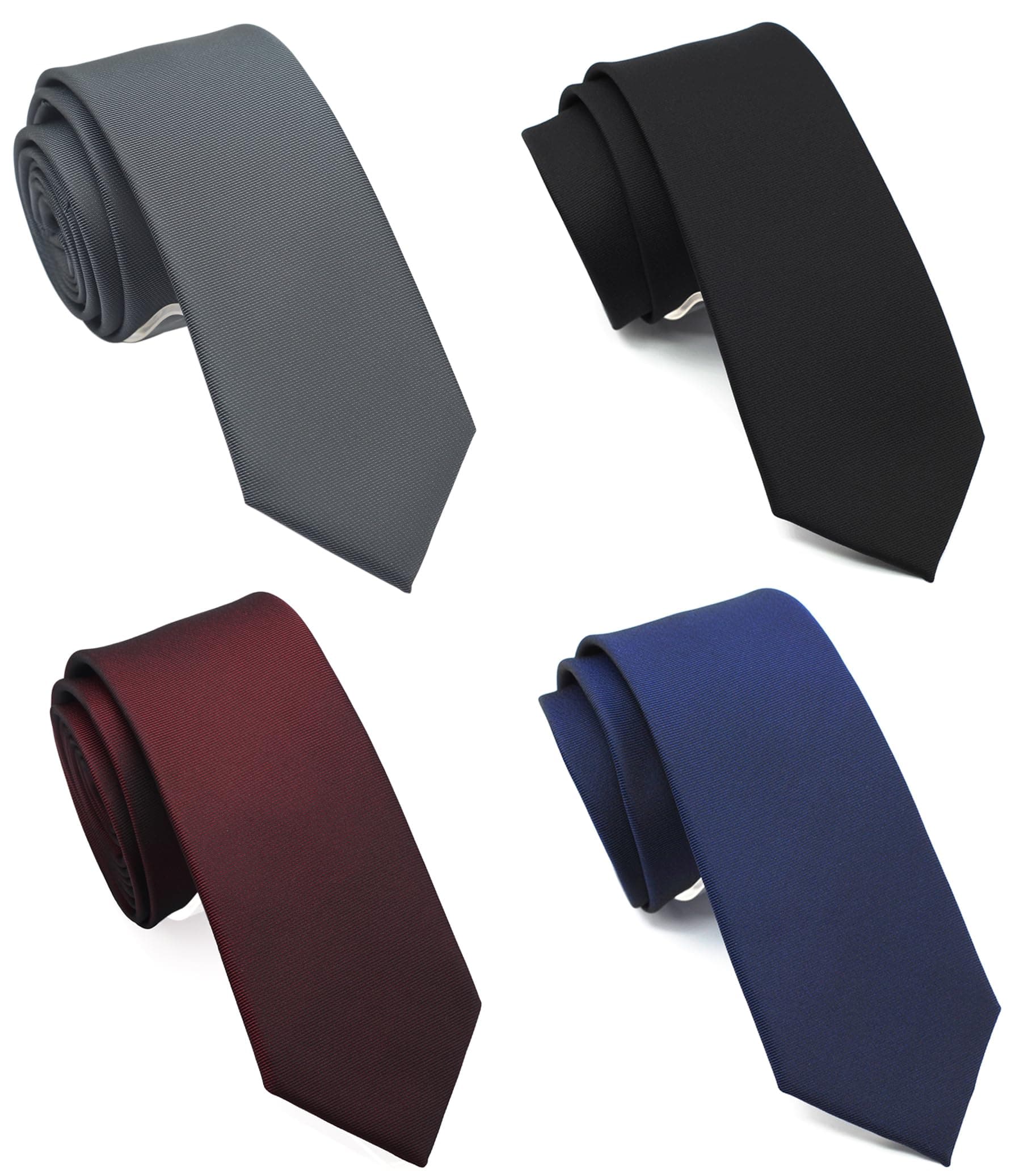 Skinny Solid Ties Basic