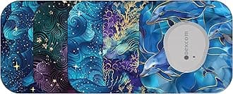 Glucomart Mini Adhesive Patches for Dexcom G7, Stelo & Infusion Sets – 5-Pack Waterproof, Sweatproof CGM Overpatches – Hypoallergenic CGM Sensor Patches (Pacific Wave)