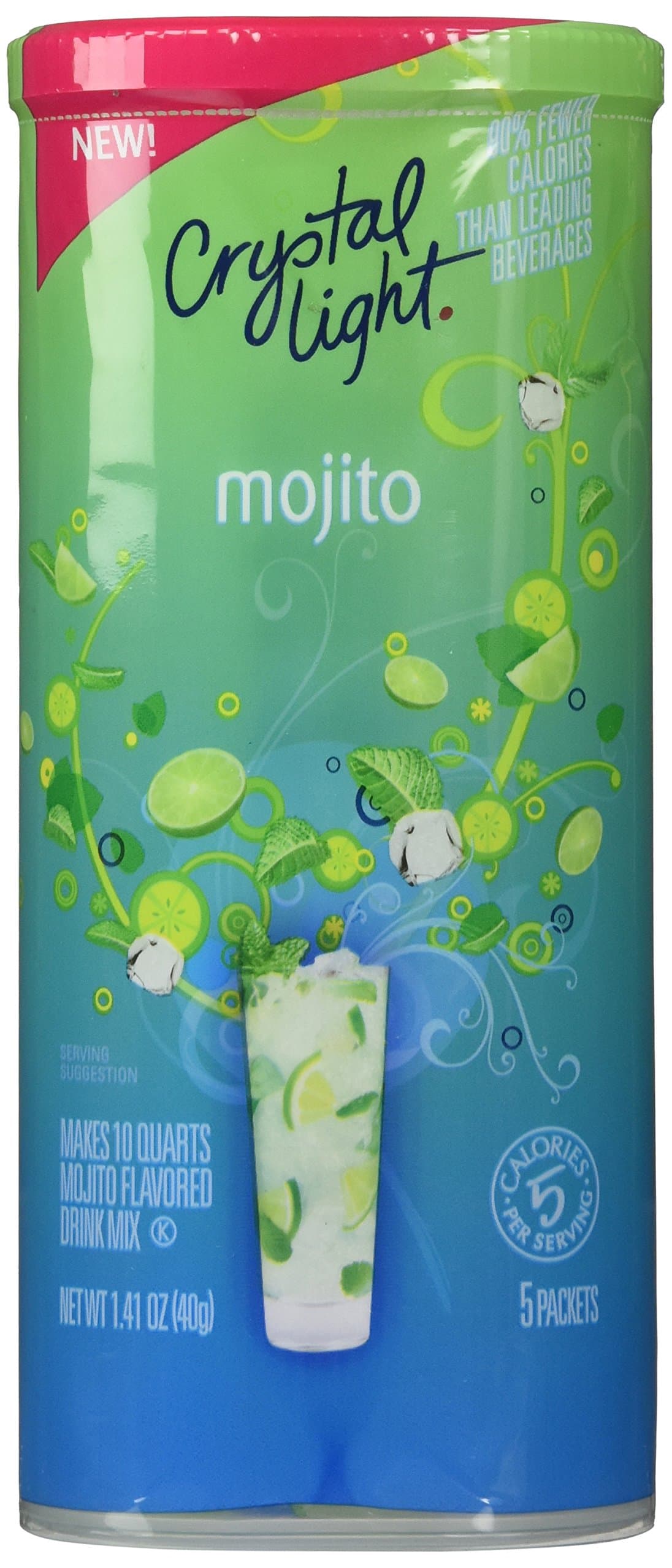 Crystal Light Mocktails - Mojito - 1 Pack (10 Qrts)