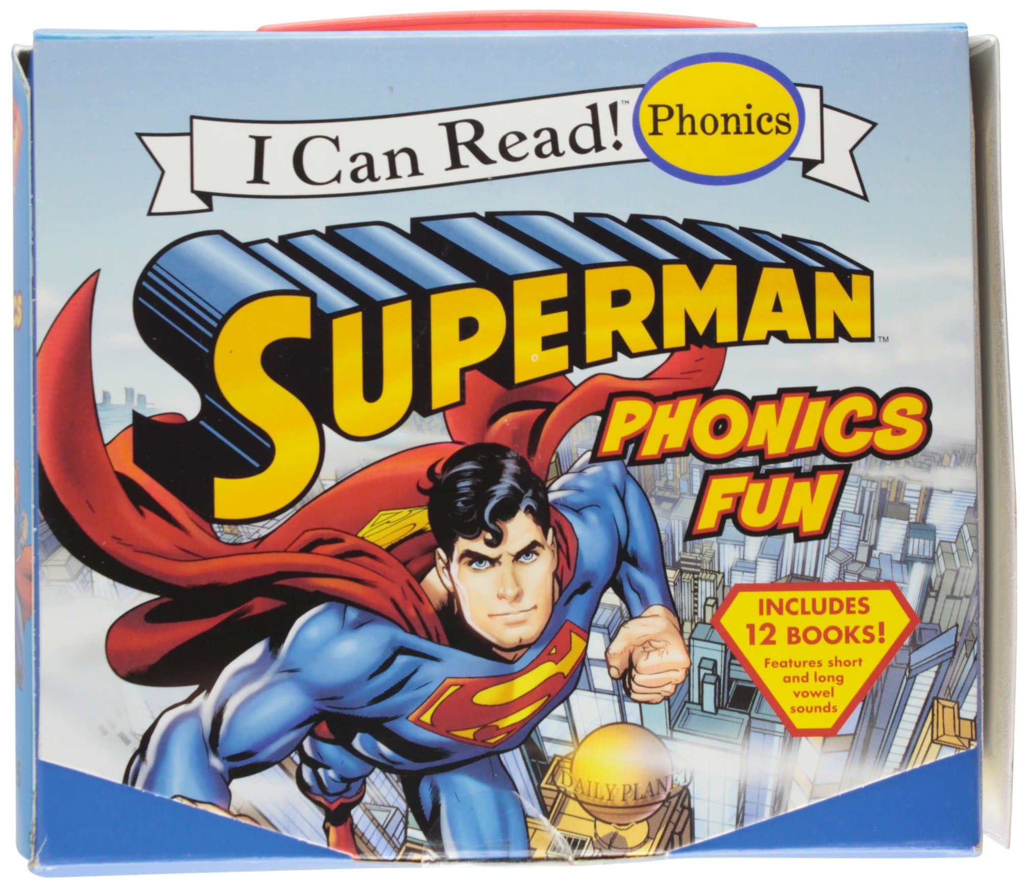 Superman Classic: Superman Phonics Fun (Includes 12 Books) (I Can Read! Phonics) Paperback – Box set, June 26, 2012