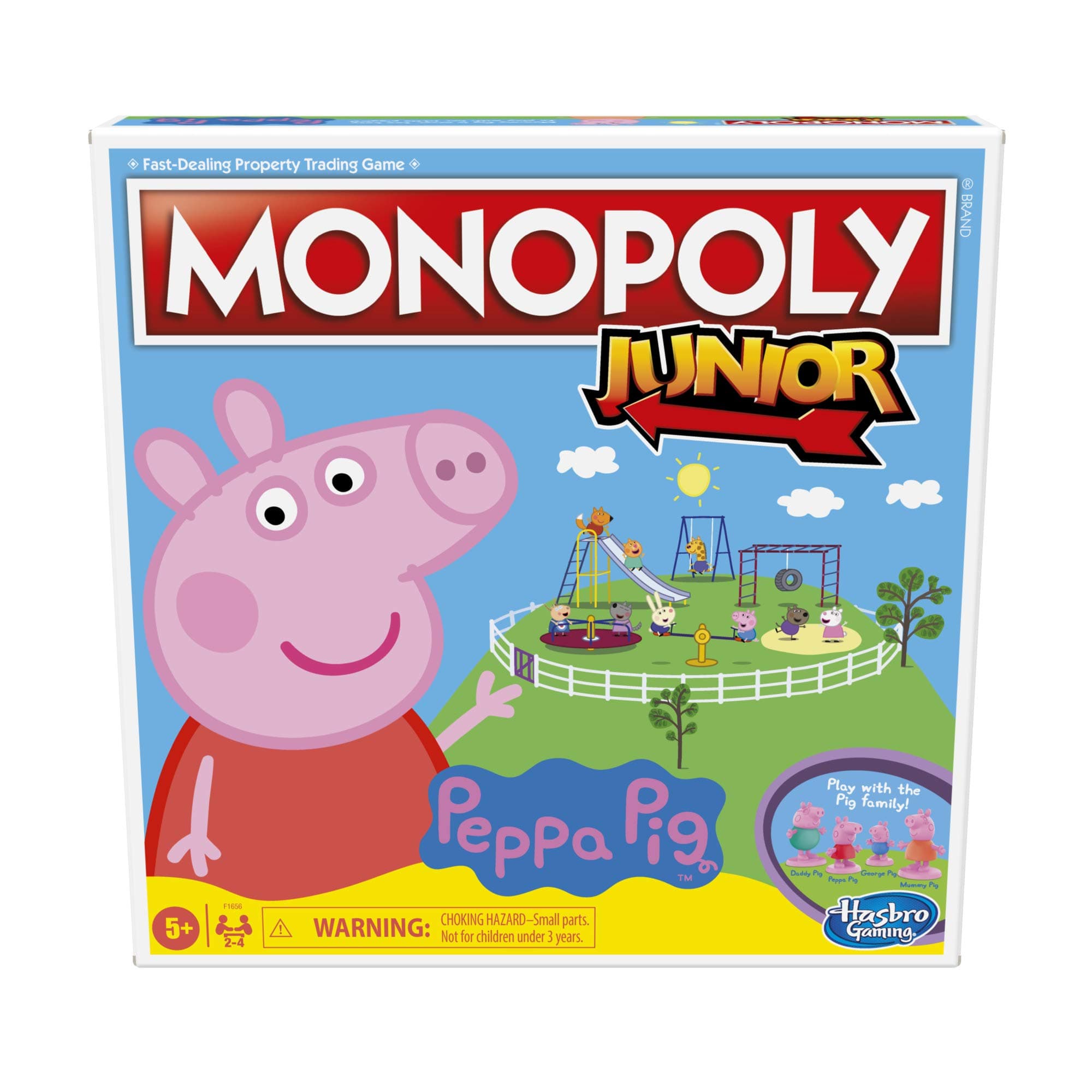 Junior: Peppa Pig Edition Board Game, Best Strategy Board Game for Kids Ages 5 and up, 2-4 Players