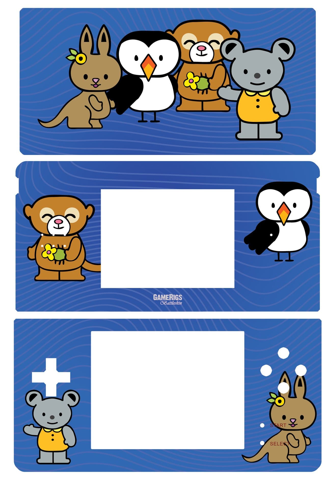 Blue Circus Battleskin for NDS Lite