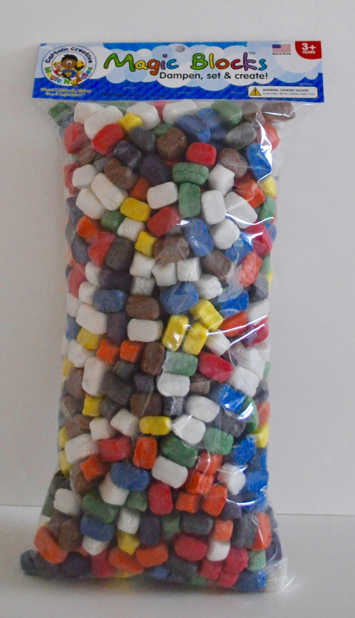 Magic Blocks Corn Starch Building Blocks Magic Nuudles - Made in The USA