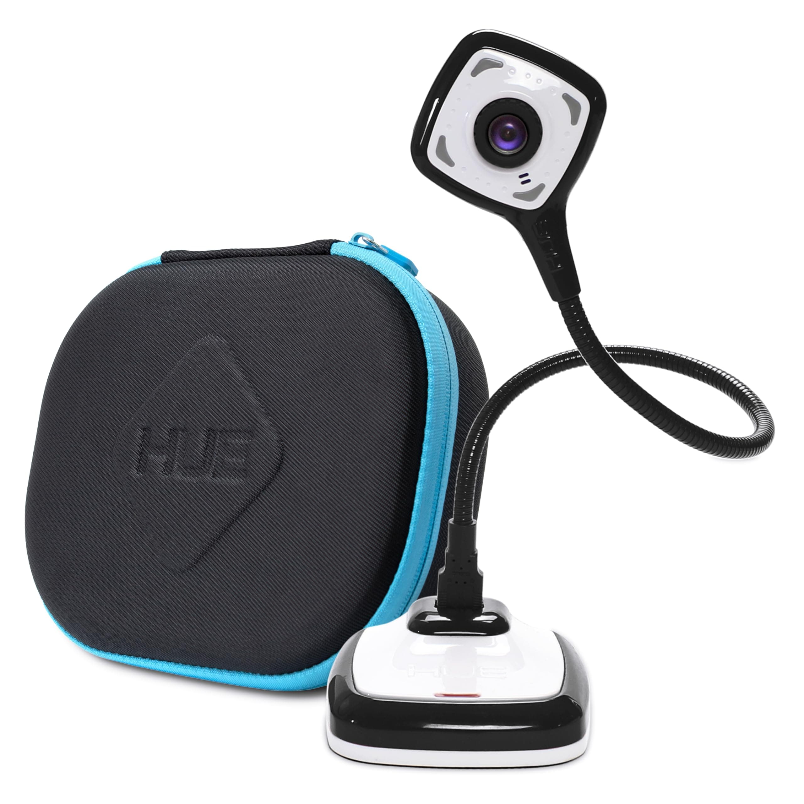 HUE HD Pro Flexible USB Video and Document Camera/Visualiser (Black Camera with Black Carry Case)