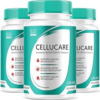 LIVORKA (3 Pack) Cellucare Capsules, Cellu Care, Cellucare Pills, Cellucare Vitamins Capsules, Cellucare Advanced Formula, Cellucare, Cellucare Reviews 90 Capsules for 3 Months